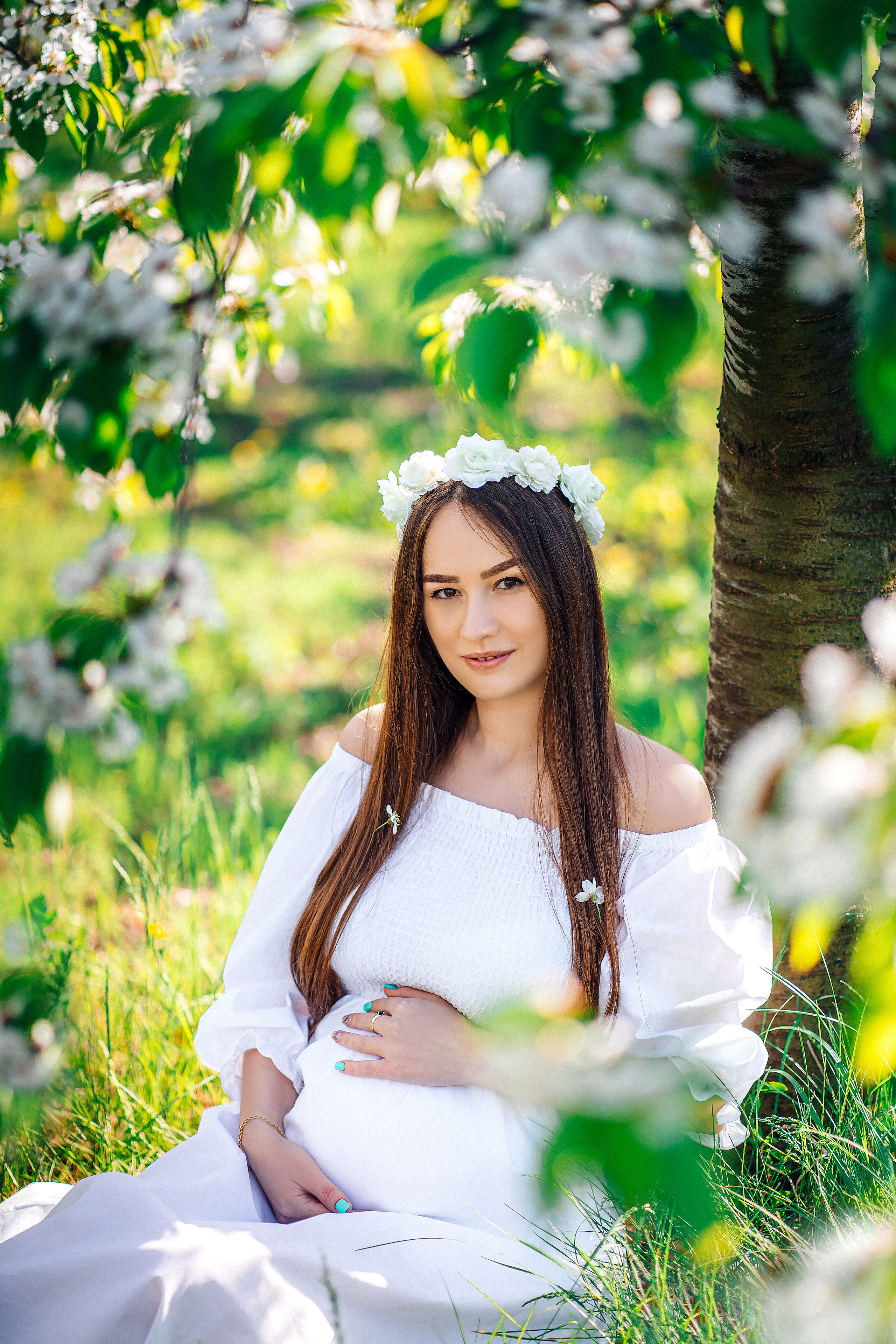 Фотосессия Виктории в Яблоневом саду. Семейный и детский фотограф в Ростове-на-Дону Екатерина Шевченко