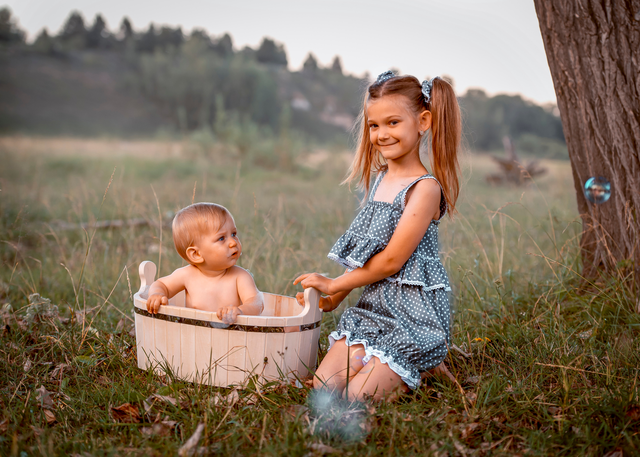 Мыльные пузыри. Семейный и детский фотограф в Канске и Канском р-не, Красноярск и
