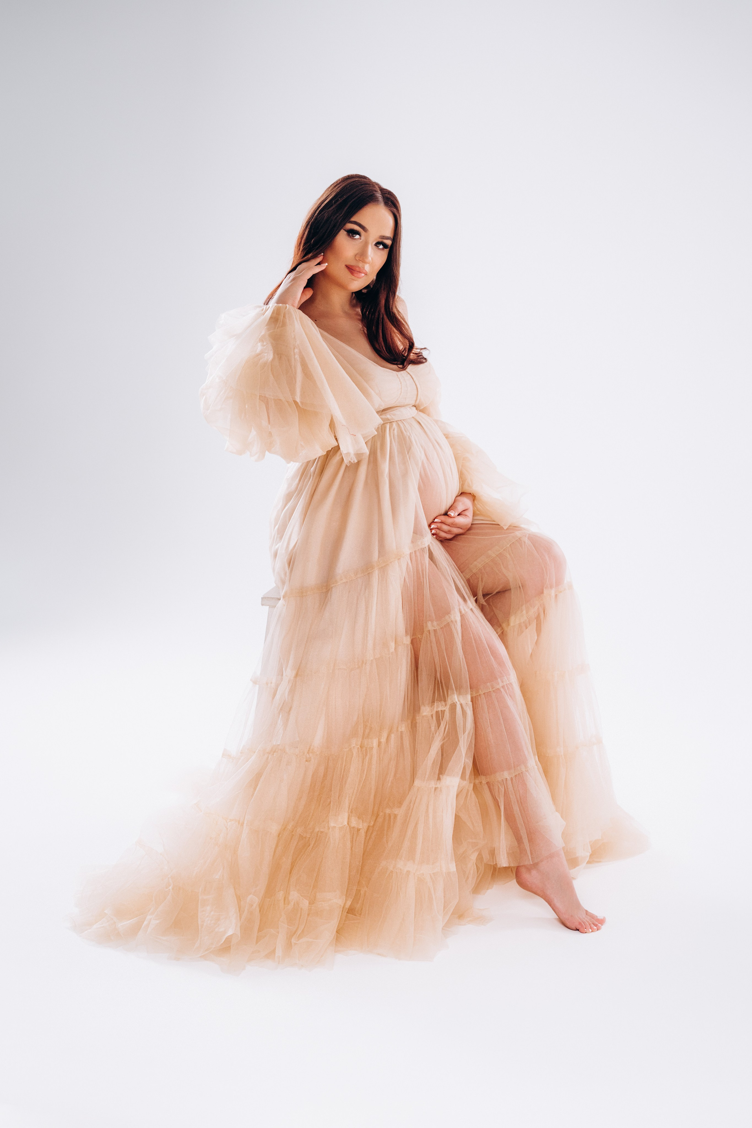 прокат платьев для фотосессии беременной