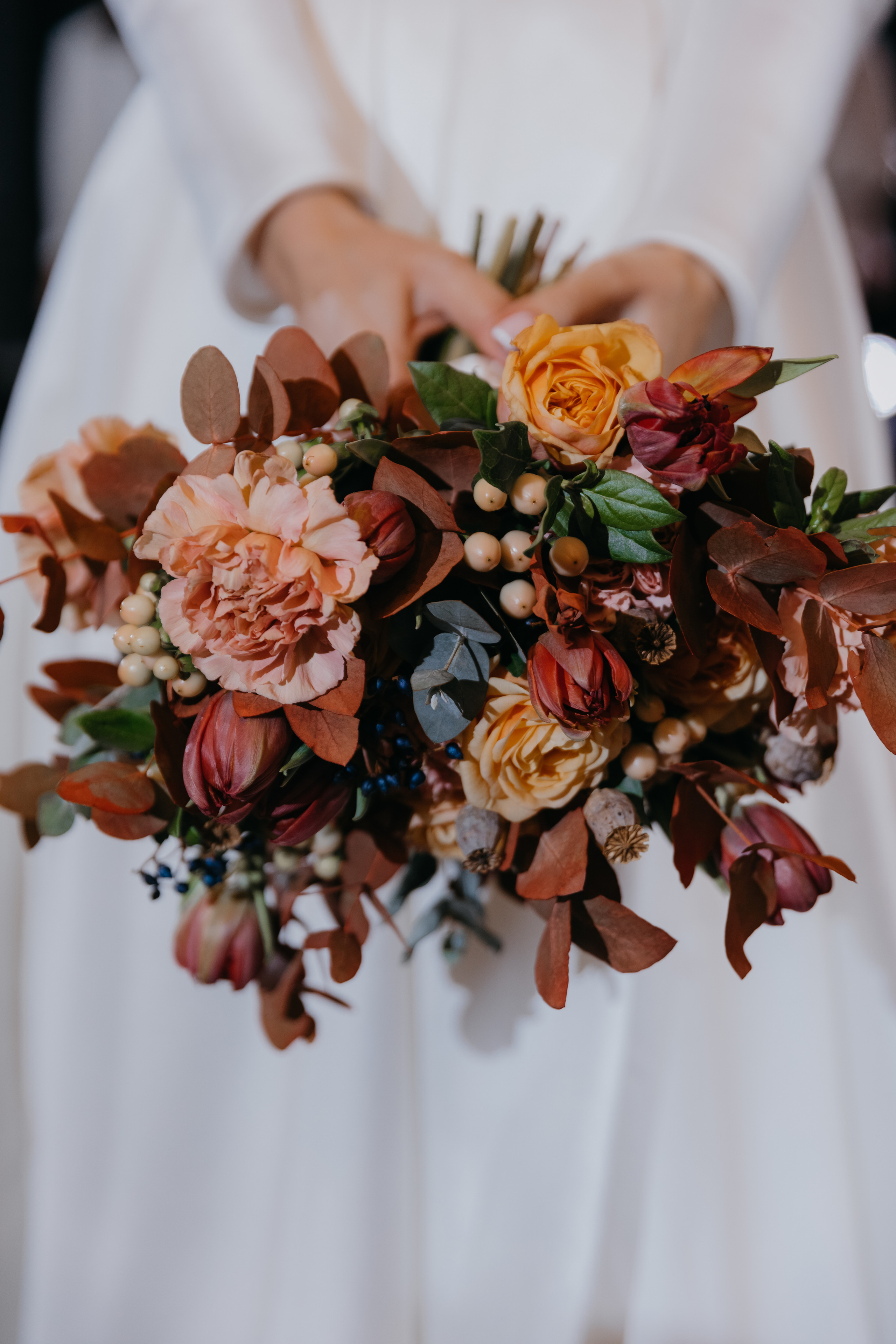 осенний букет невесты