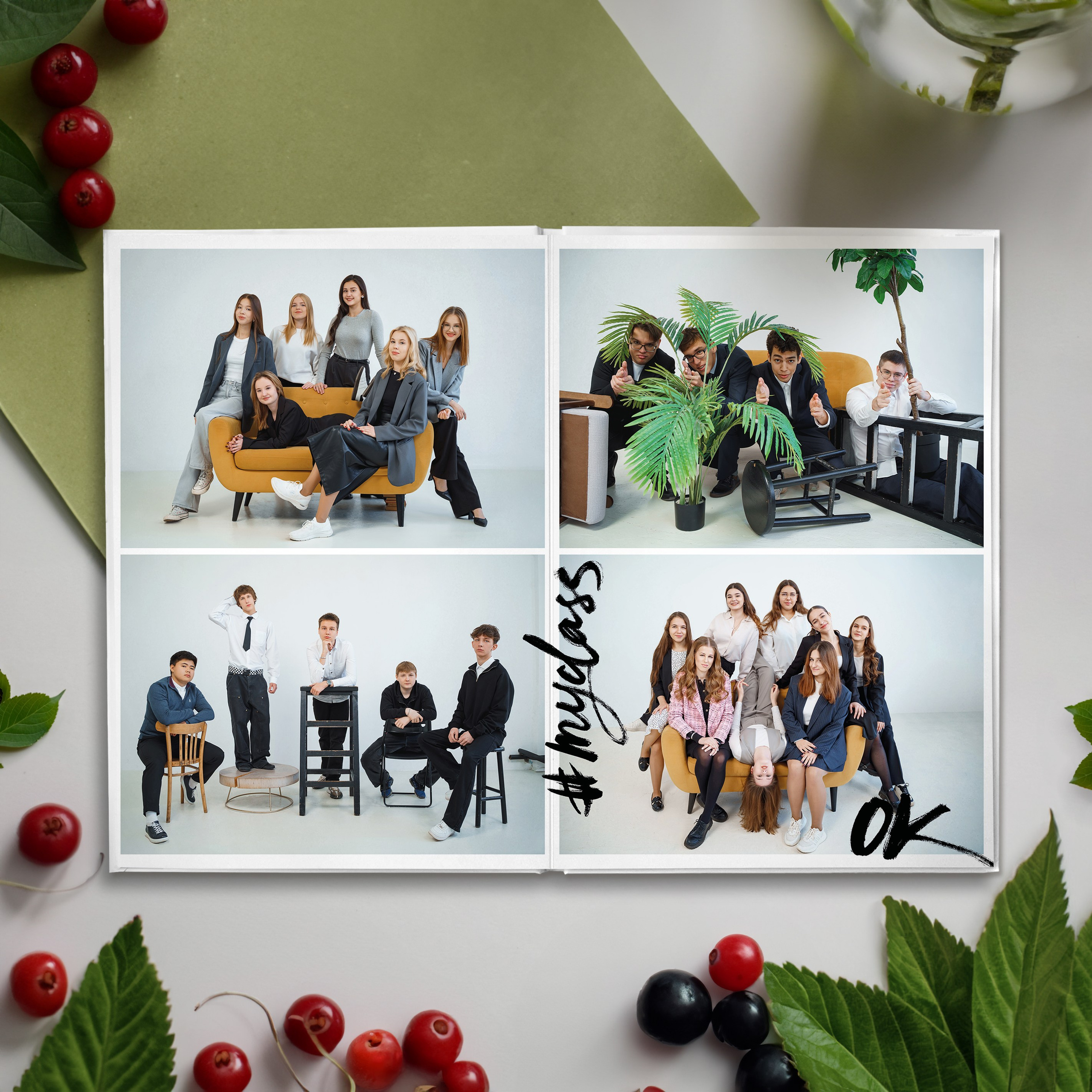 Выпускной альбом ВЕСЕННИЙ ВАЙБ. GRAPHITE BOOK