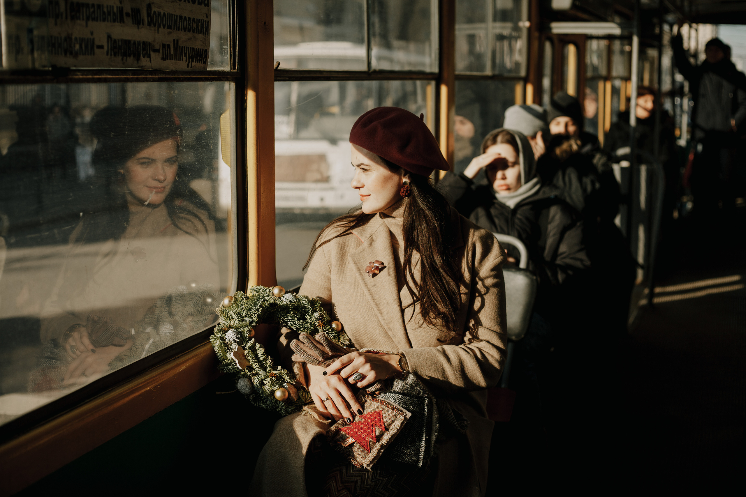 Рождественский трамвай. Екатерина Дымова. Фотограф. Автор проекта «Белый Ветер»