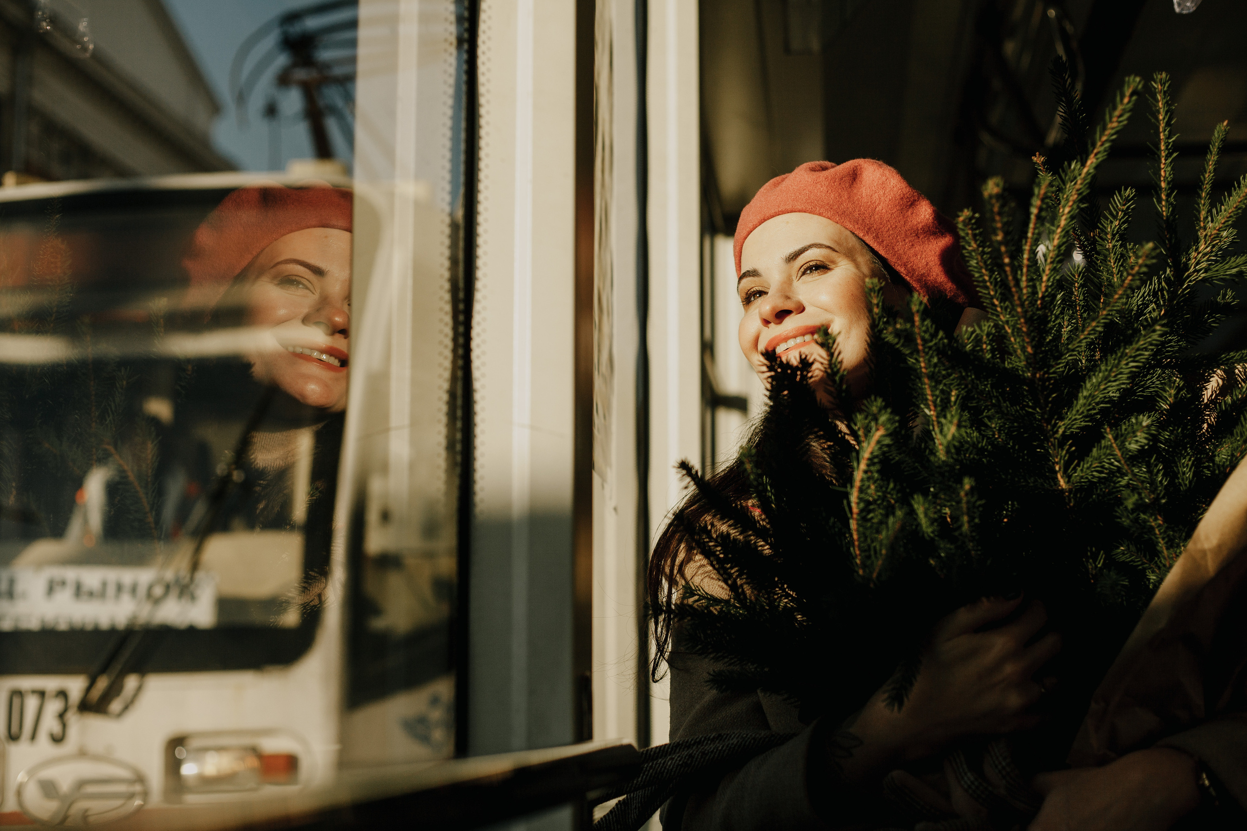 Рождественский трамвай. Екатерина Дымова. Фотограф. Автор проекта «Белый Ветер»