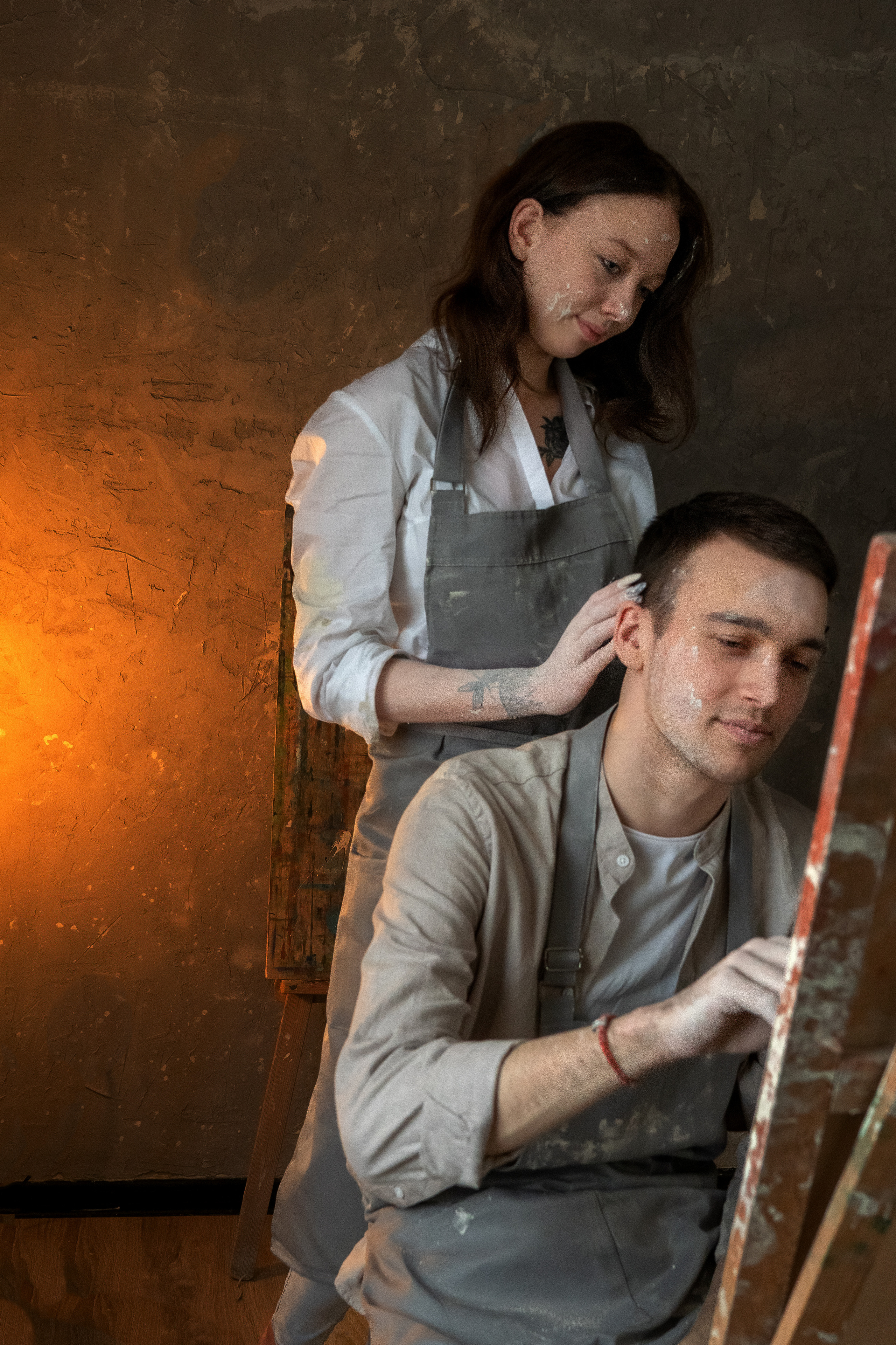 Фотосессия в гончарной мастерской