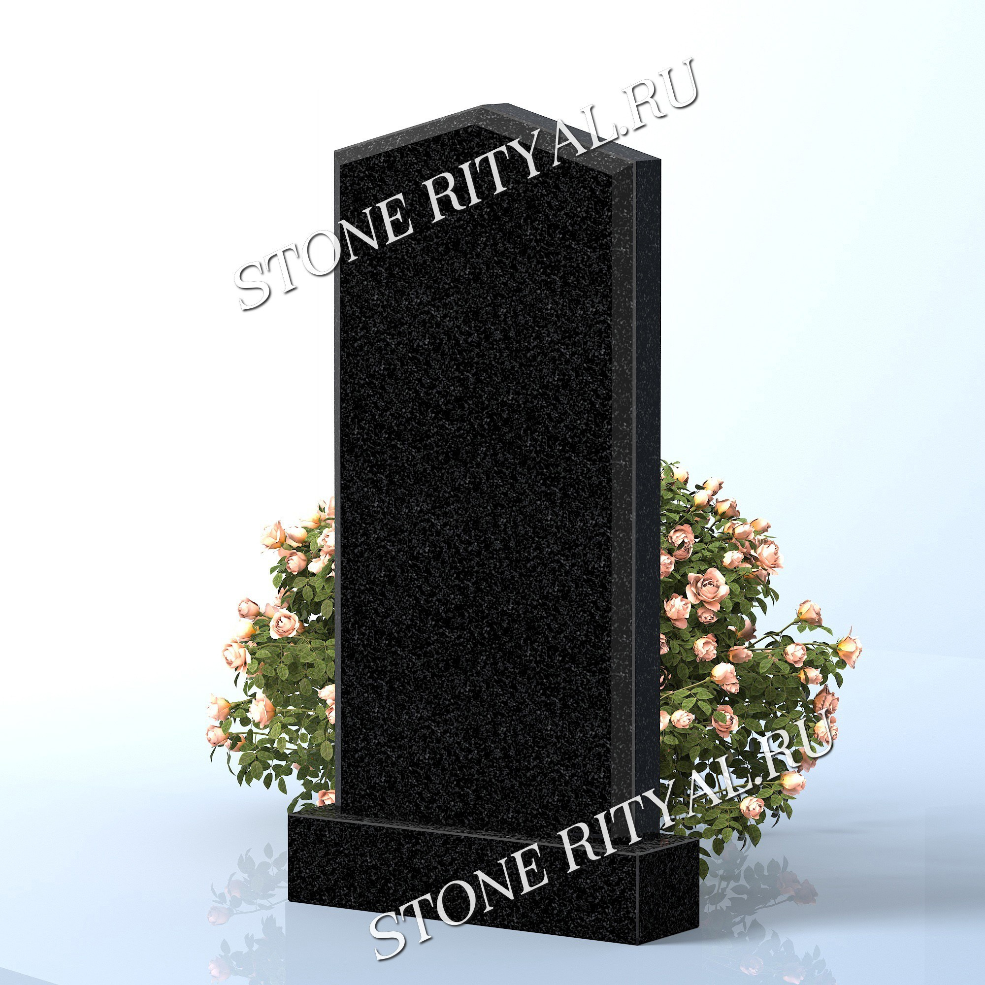 Вертикальные памятники прямые. Изготовление и установка памятников в Москве и МО