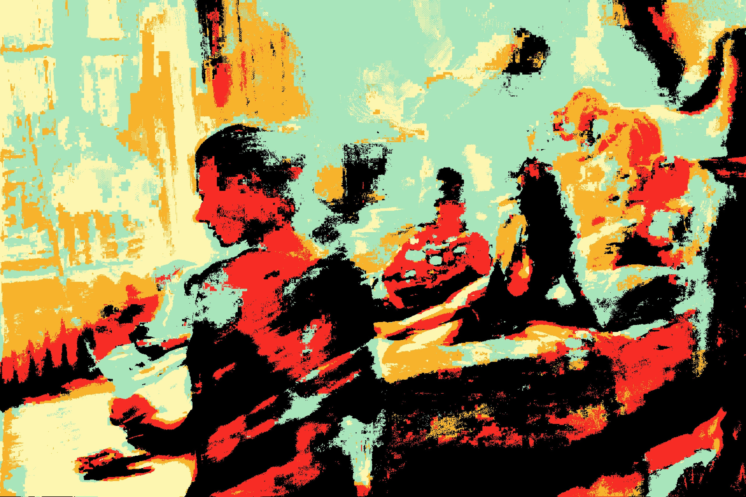 Визуальный арт пиксельный художник Василь Пиксель