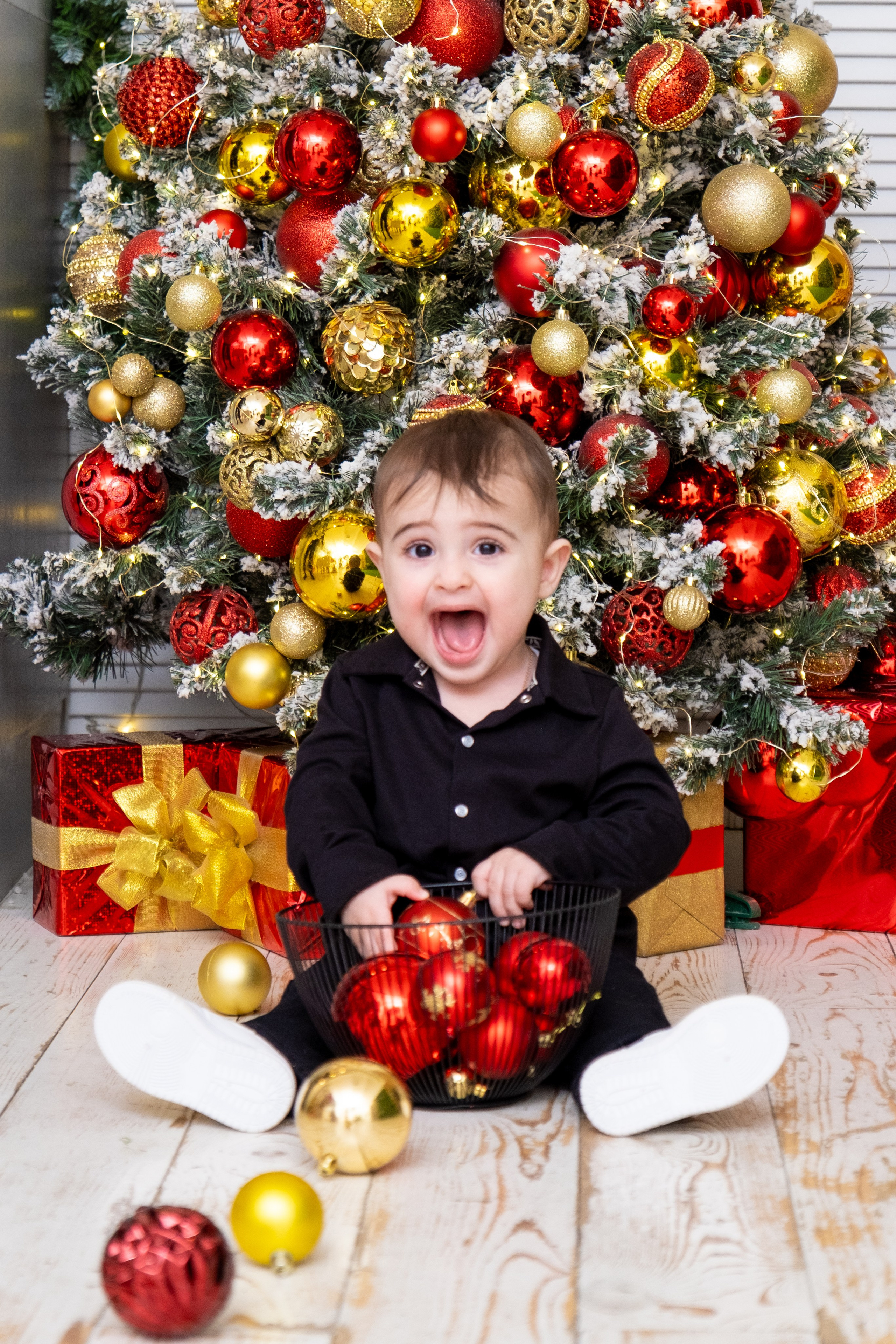 Новогодняя фотосессия в студии. Профессиональный фотограф в Москве и Одинцово Родика Архип