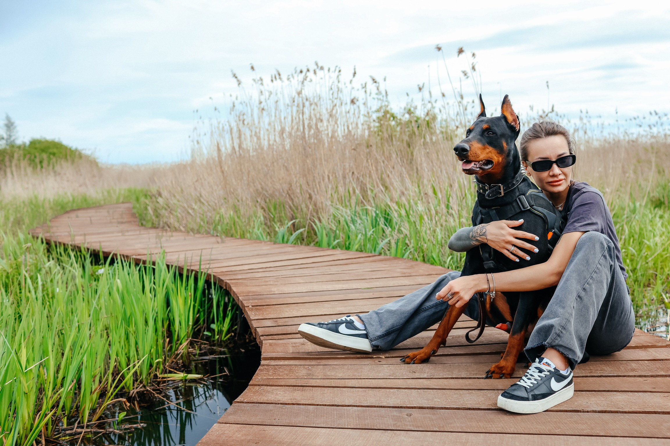 Фотосессия с доберманом. Твой снимок СПб