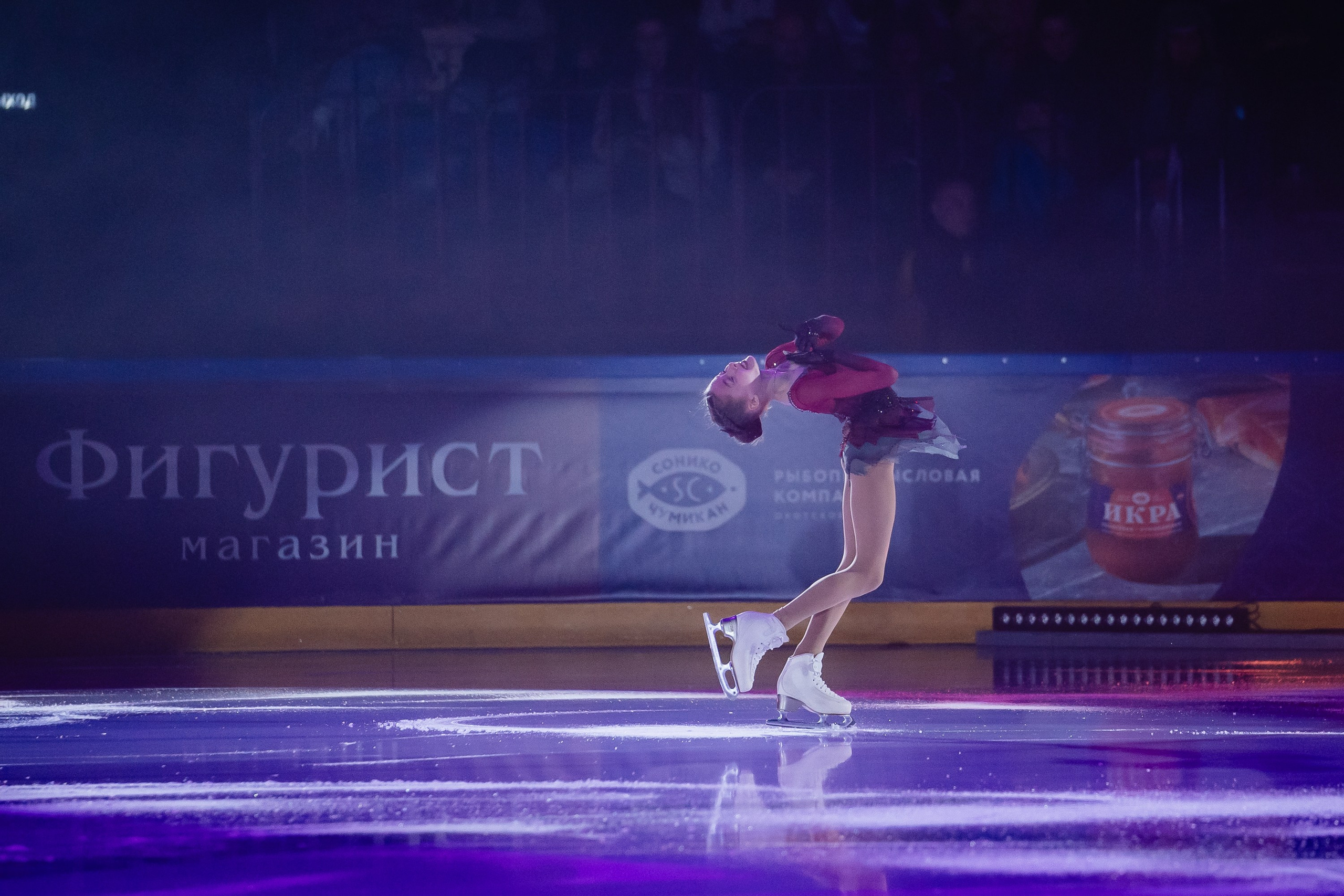 Шоу «Чемпионы на льду» в Новосибирске. Воробьева Ксения — Спортивный и танцевальный фотограф Новосибирск