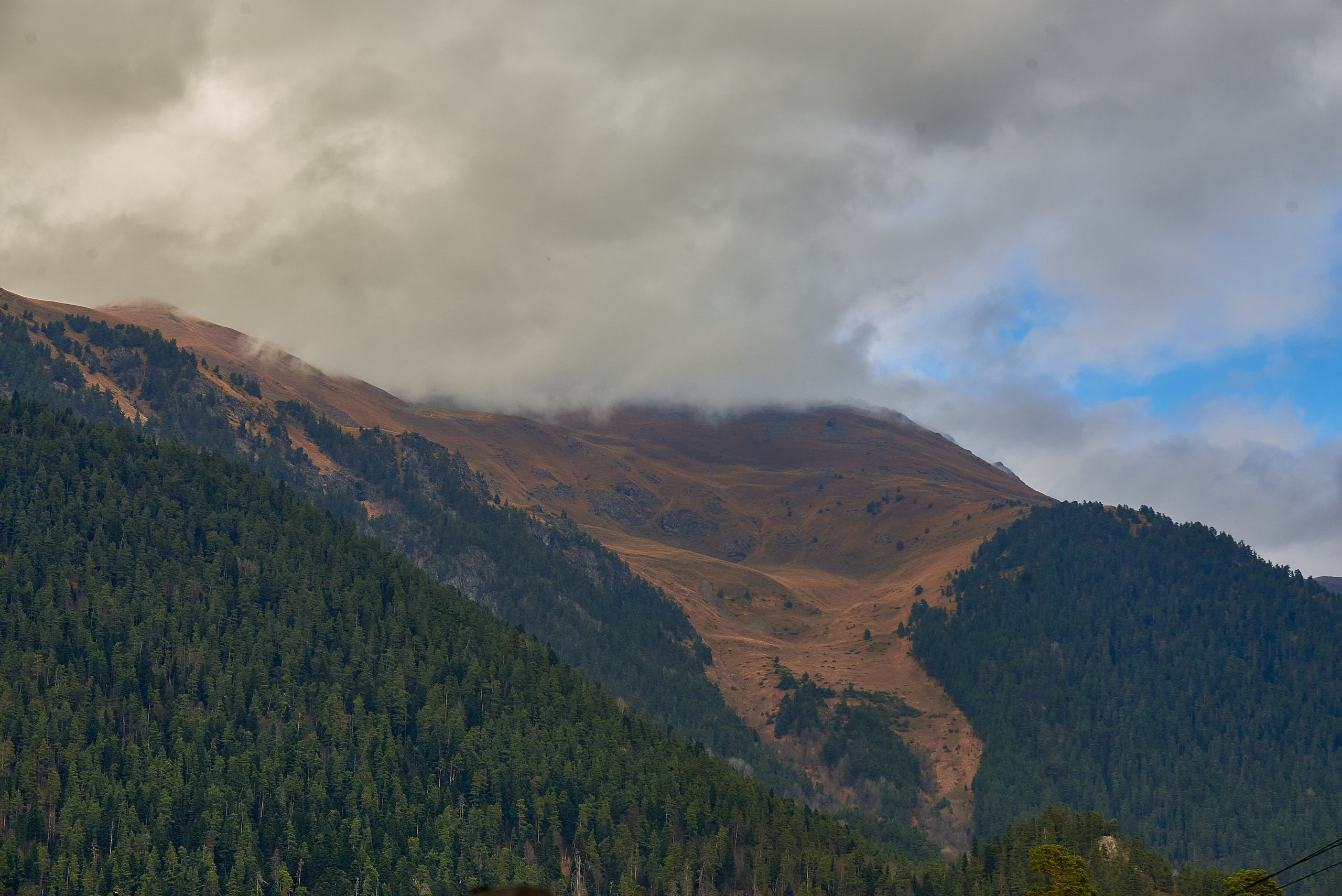 Кавказские горы. Пейзажные фото.