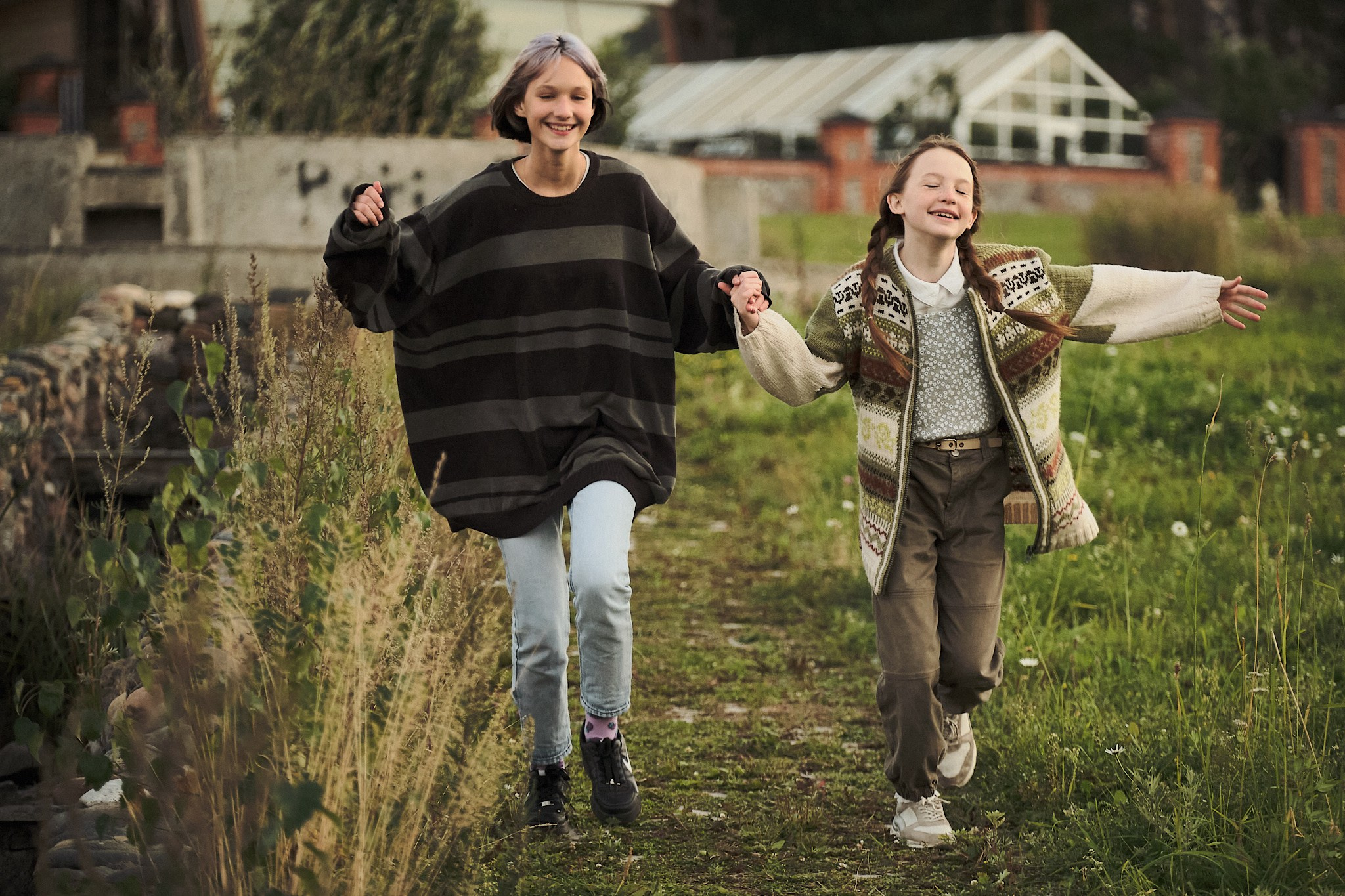Детская, семейная фотосессия на улице в Красноярске.