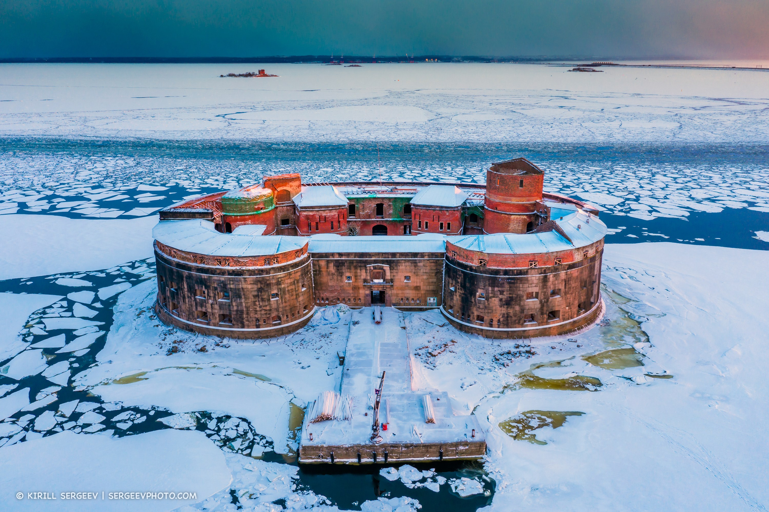 Defensive forts of Kronstadt. Photographer Kirill Sergeev | Moscow