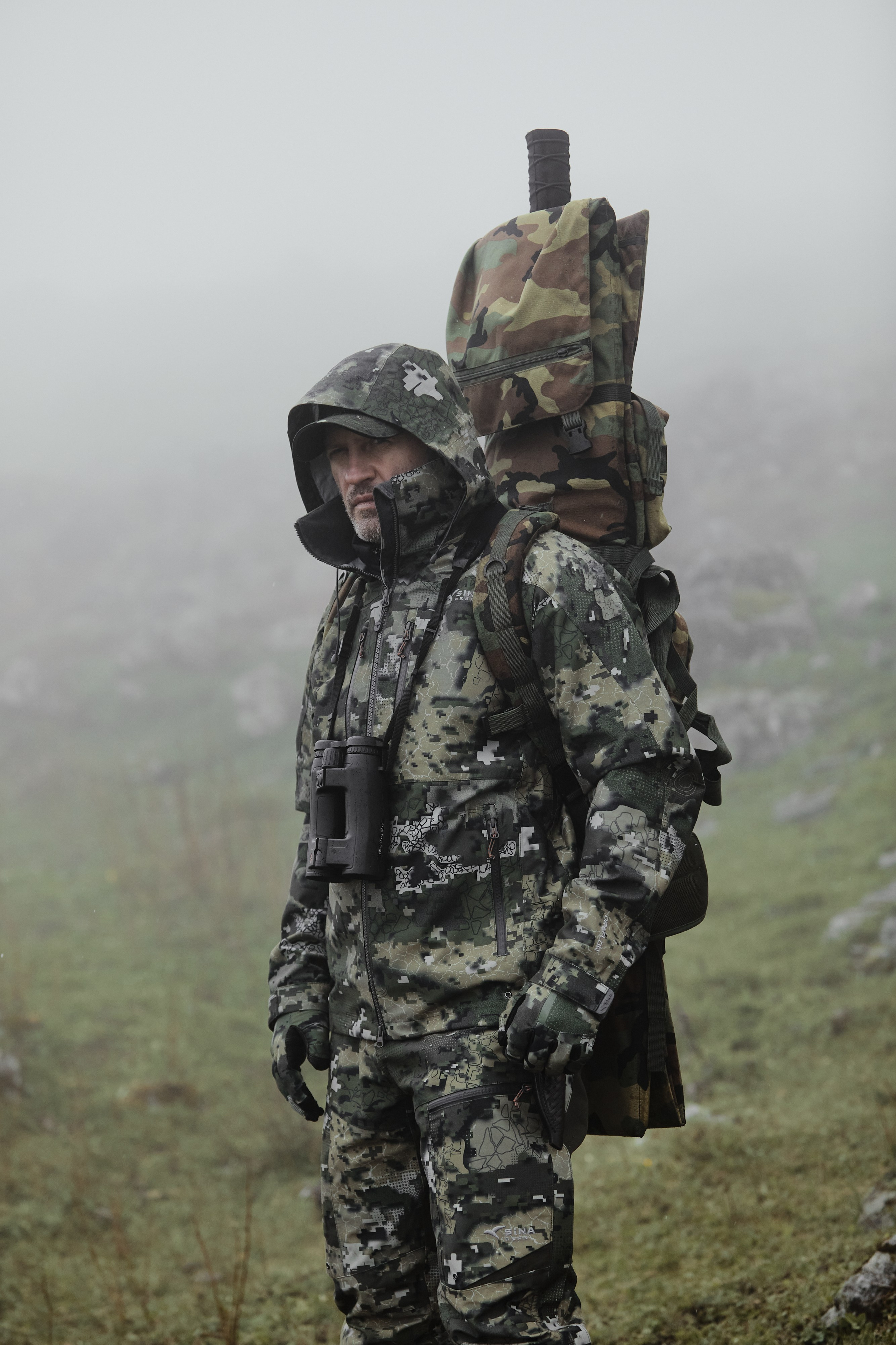 Съемка для бренда охотничьей одежды под ключ. Фотограф Продюсер в горах КБР / Москва Нальчик Горы