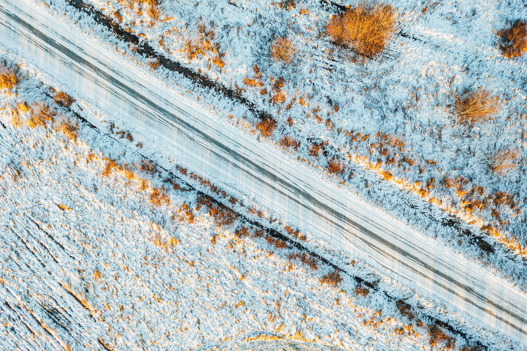 Предзимье в Матигорах. Аэросъемка в Архангельске, Александр Ермолин