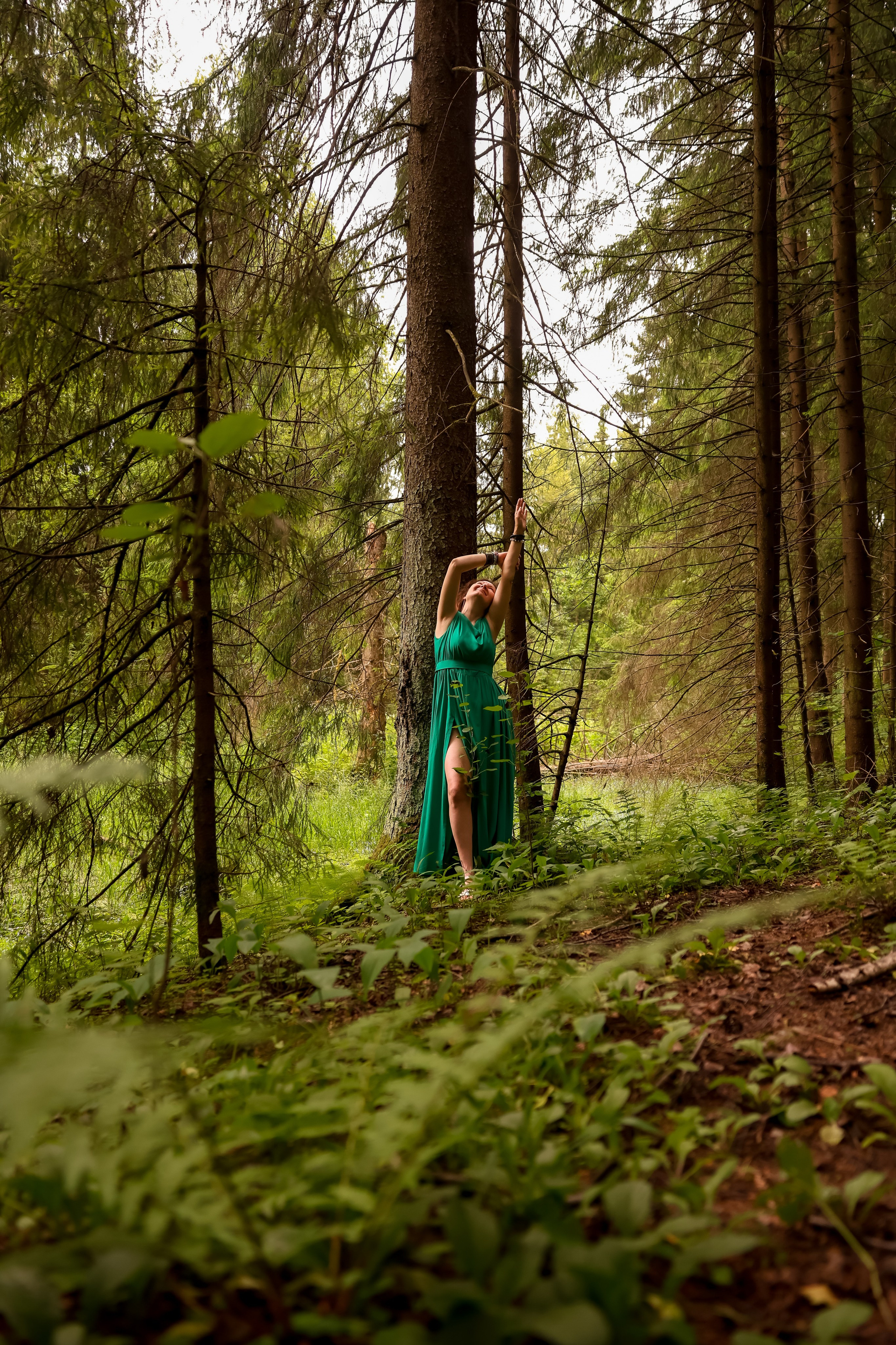 Ольга в лесу. Дарья Бухреева — фотограф, видеограф и фототерапевт. Москва и мир