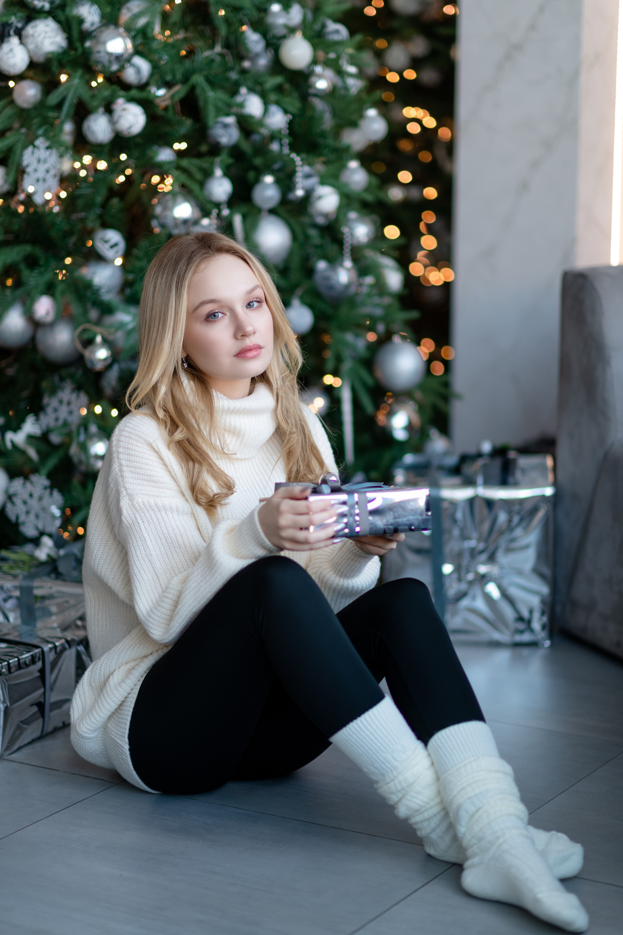 Новогодняя фотосессия для семьи Марины и Виталия. Свадебный и семейный фотограф в Санкт-Петербурге Олеся Еремеева