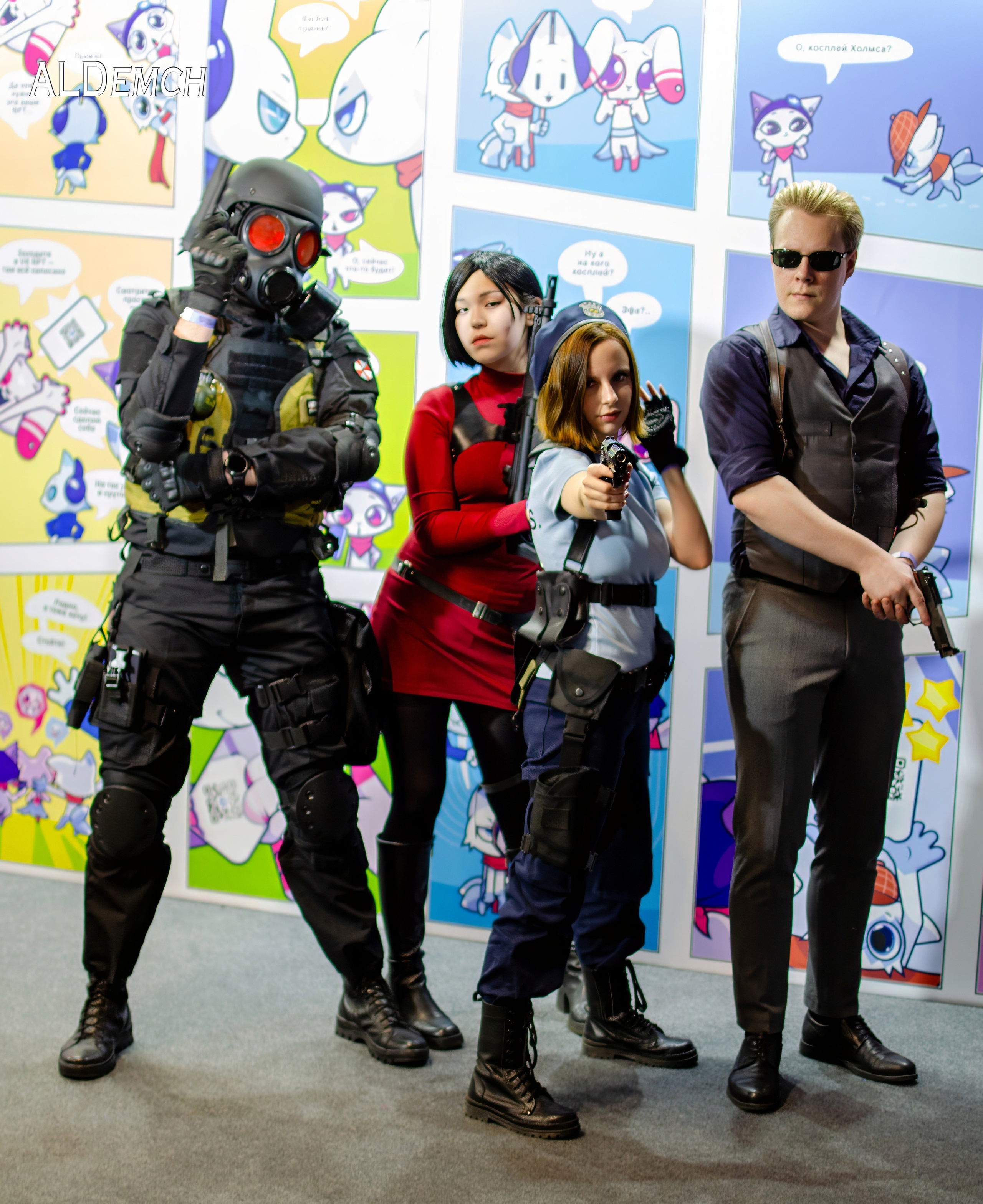 Resident Evil картинки персонажей игры и косплей фото