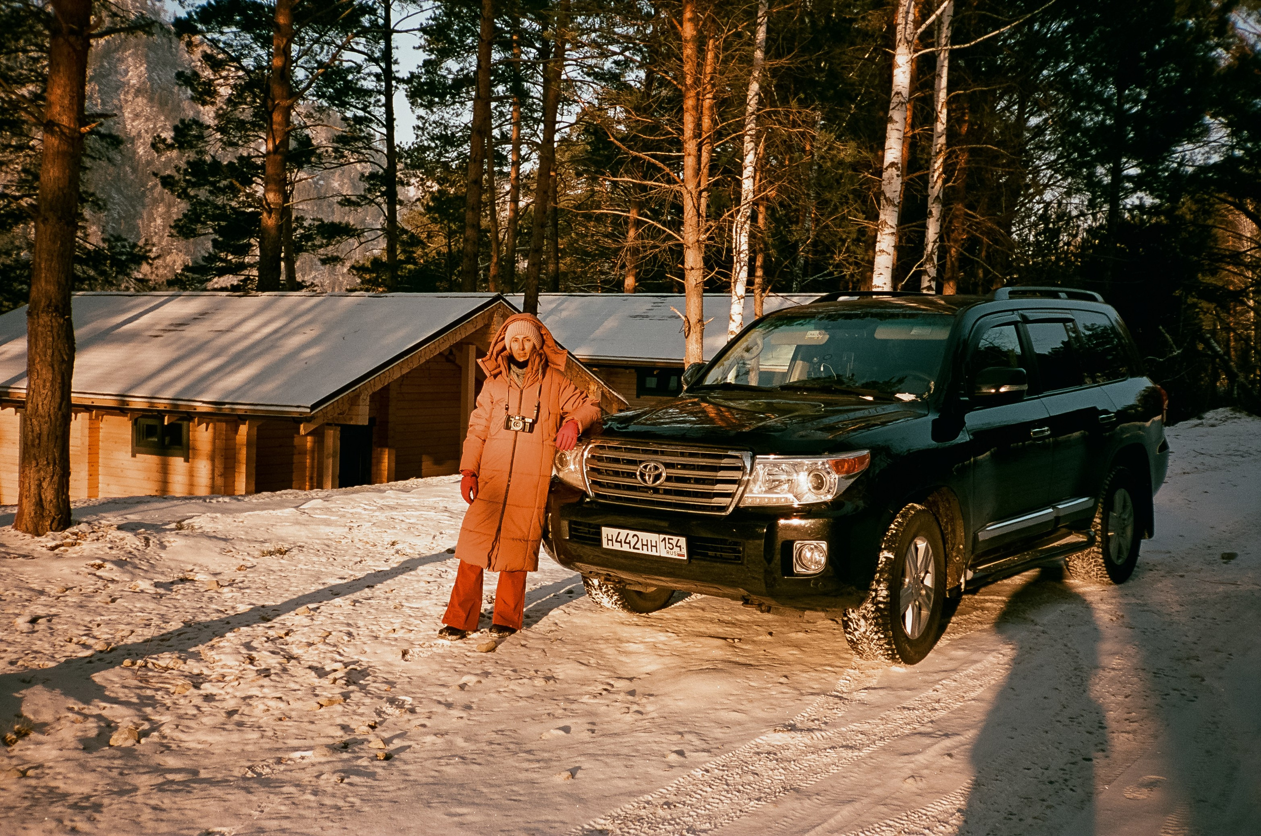 Семинский перевал / 19 декабря 2023 года (-18℃) / Kodak Aerocolor IV