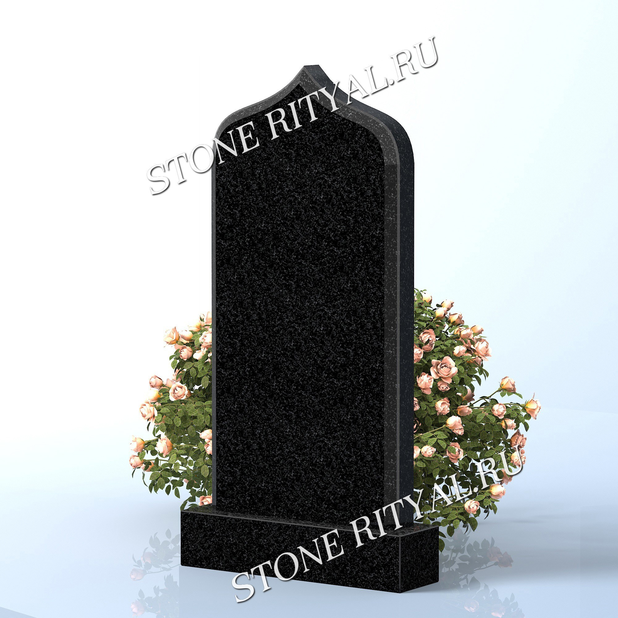 Вертикальные памятники прямые. Изготовление и установка памятников в Москве и МО