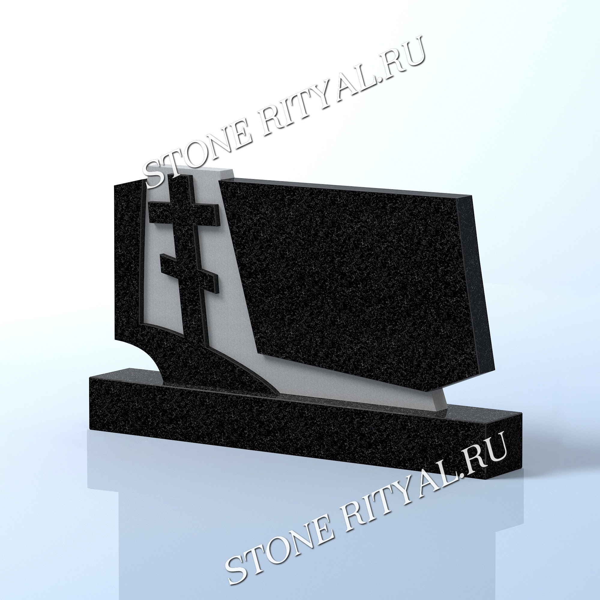 Горизонтальные памятники. Изготовление и установка памятников в Москве и МО