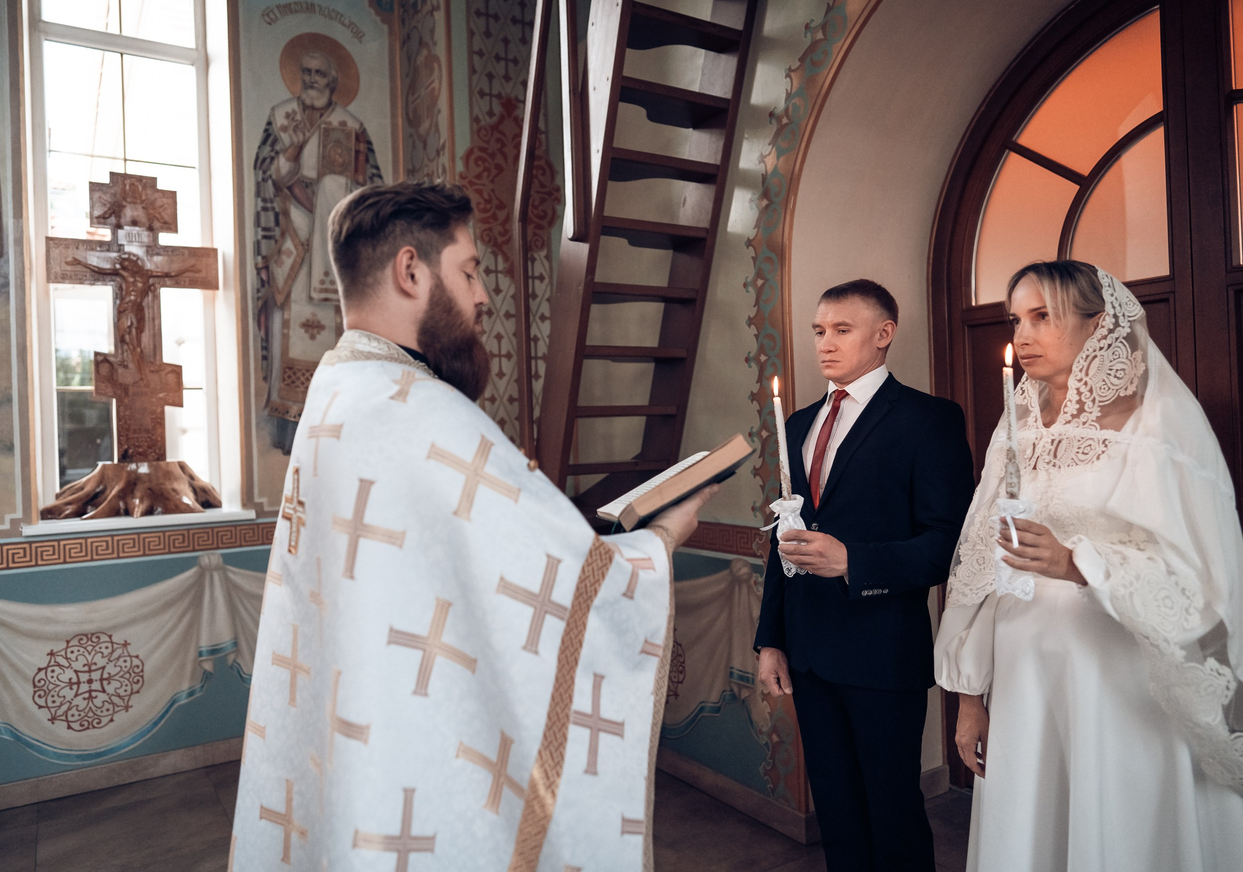 Венчание в храме ап.Андрея Первозванного Севастополь. Церковный фотограф Севастополь