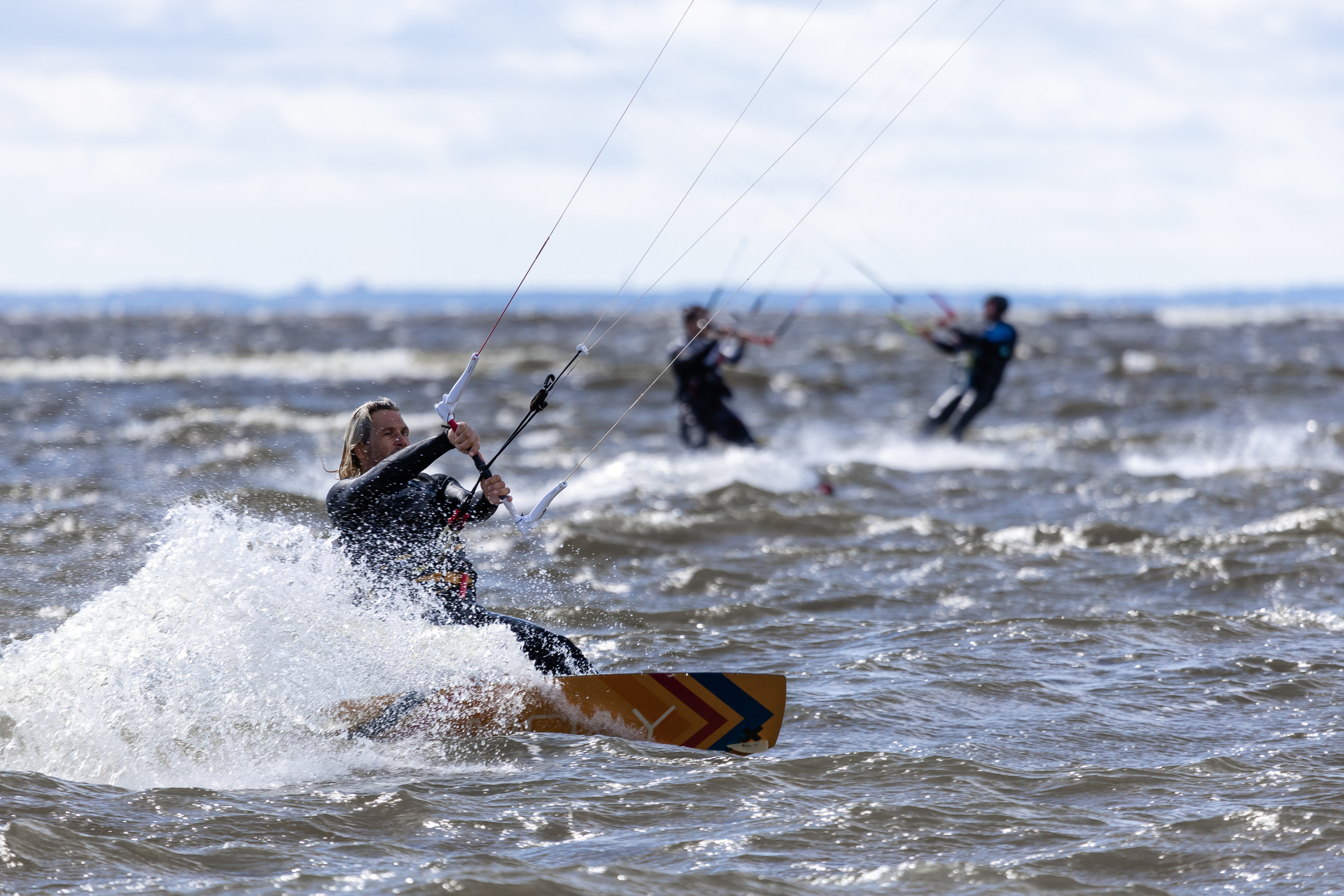 Фотосъемка кайтеров на финском заливе. Фотограф в Санкт-Петербурге — Сергей Петров