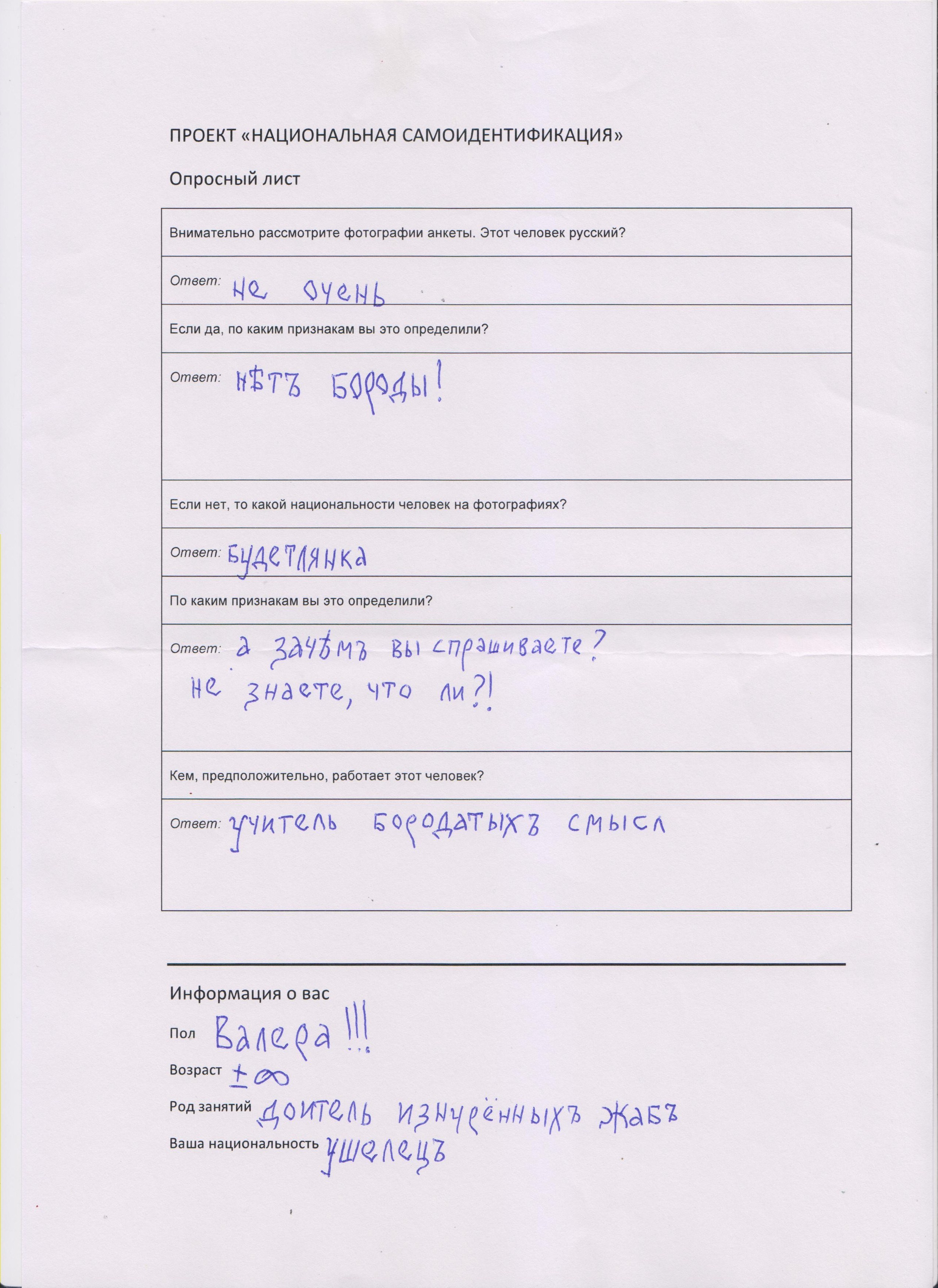 NATIONAL SELF-IDENTIFICATION 2015. Ilmira Bolotyan — Interdisciplinary Artist and Curator