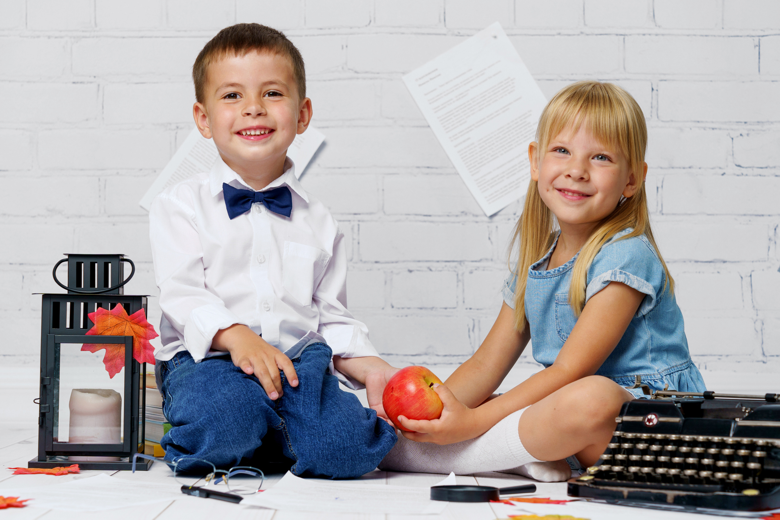 Осенняя сюжетная фотосессия для садика «Вдохновение». Фотостудия «Стрекоза»