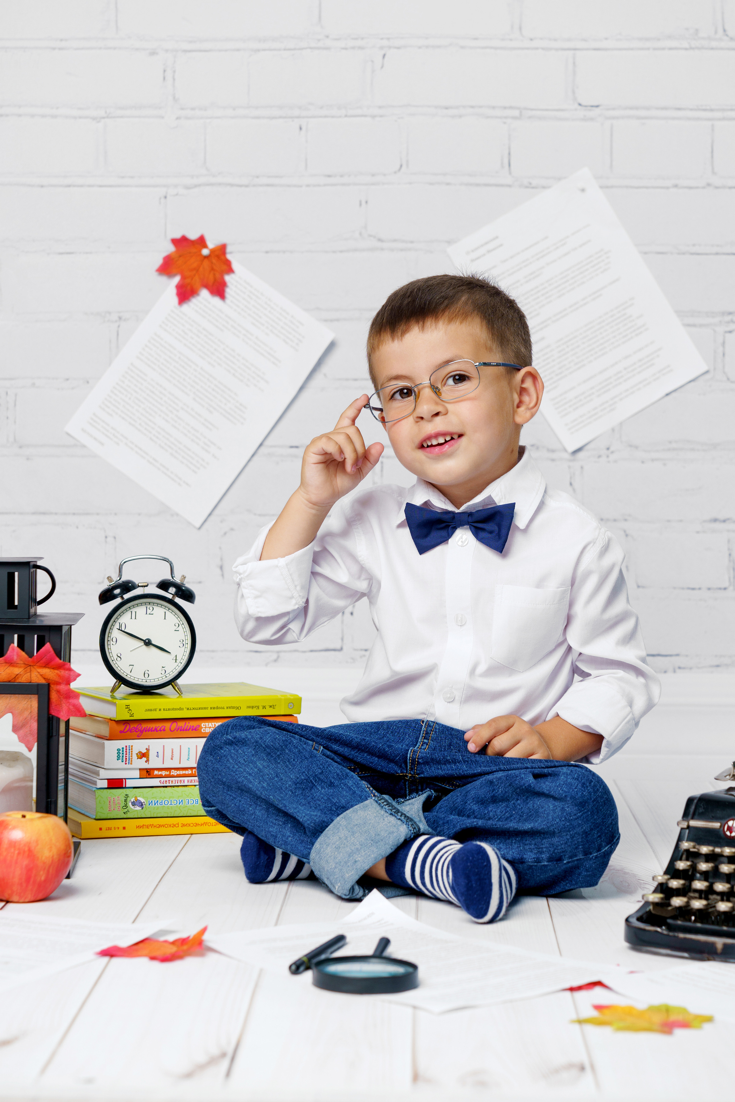 Осенняя сюжетная фотосессия для садика «Вдохновение». Фотостудия «Стрекоза»