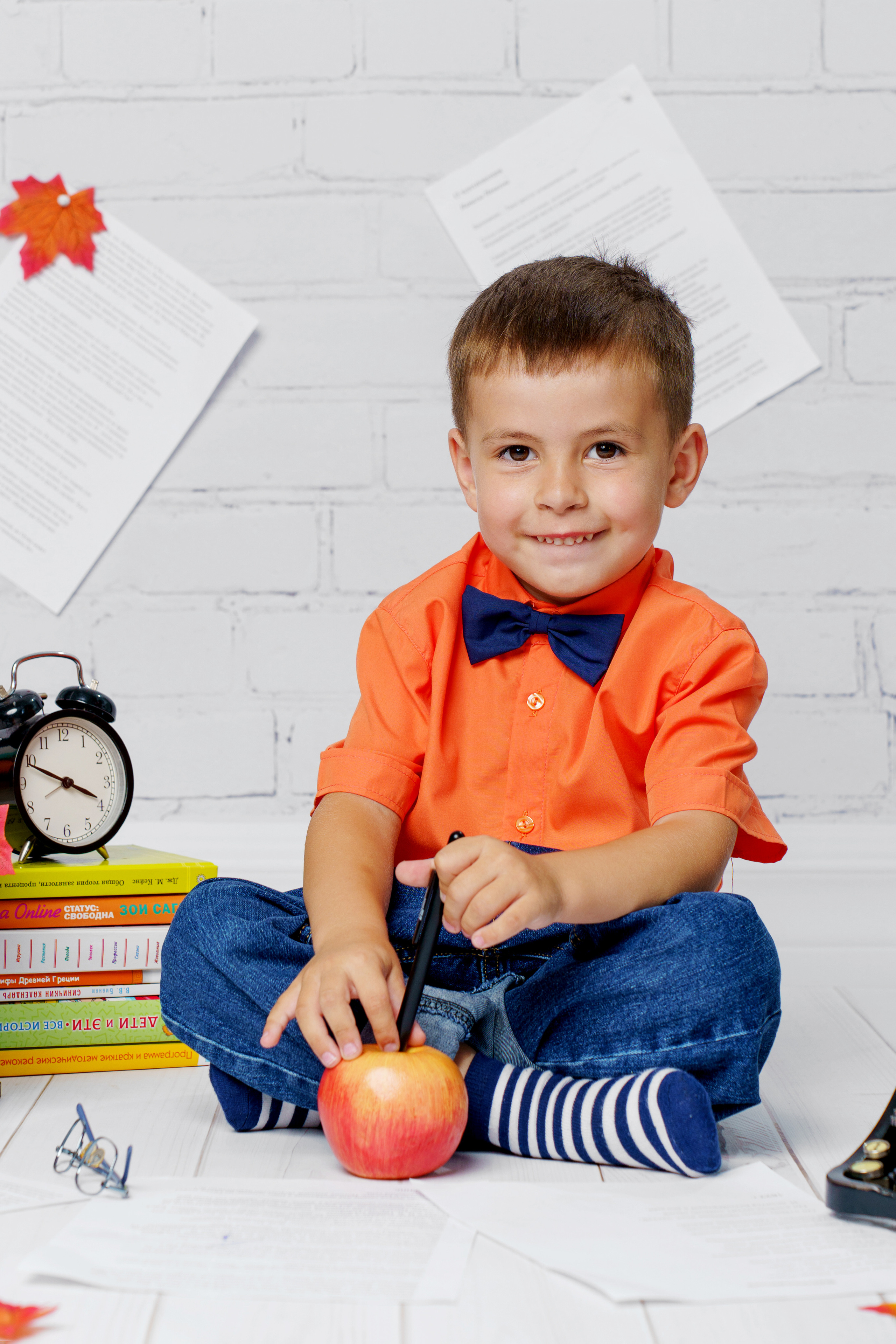 Осенняя сюжетная фотосессия для садика «Вдохновение». Фотостудия «Стрекоза»