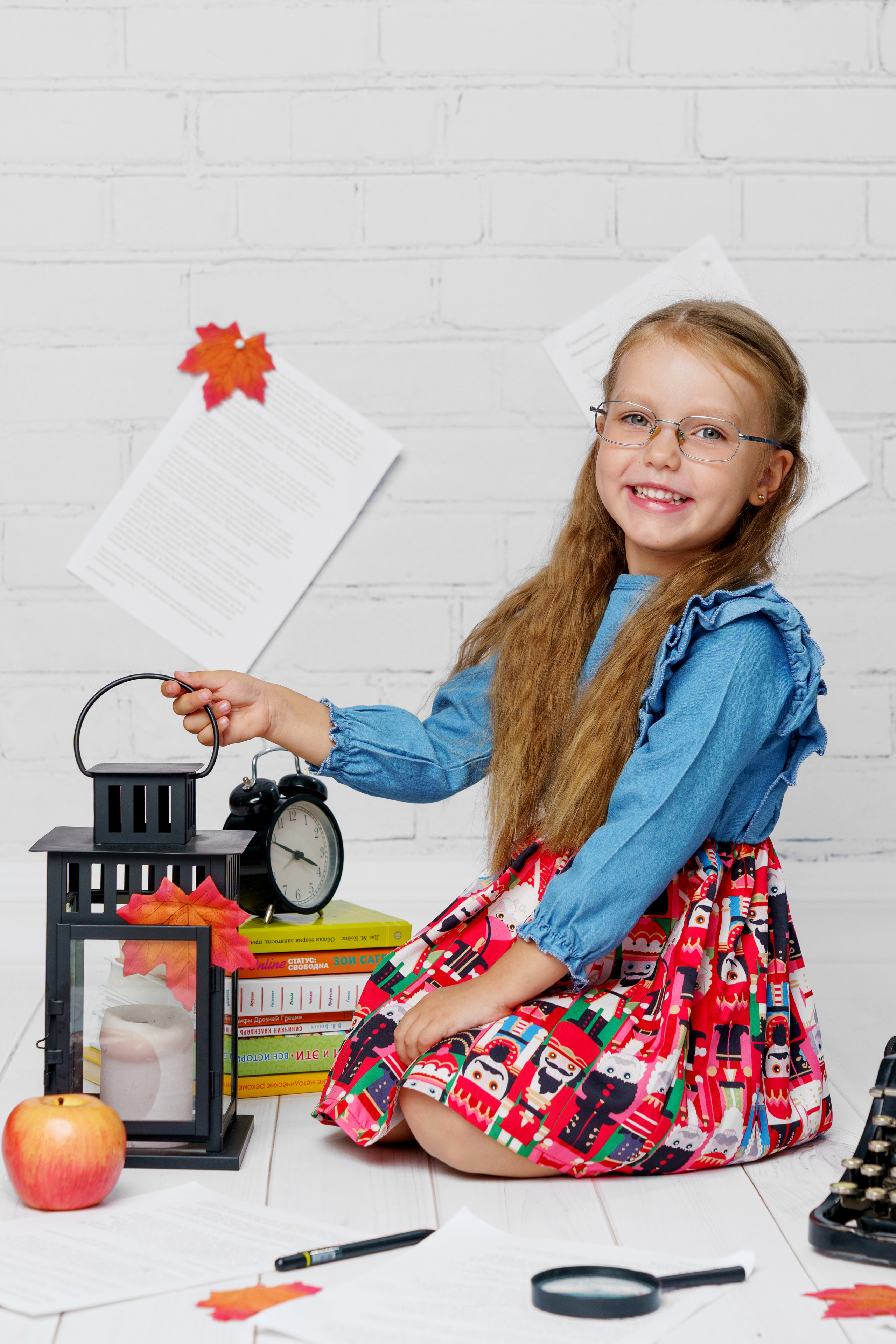 Осенняя сюжетная фотосессия для садика «Вдохновение». Фотостудия «Стрекоза»