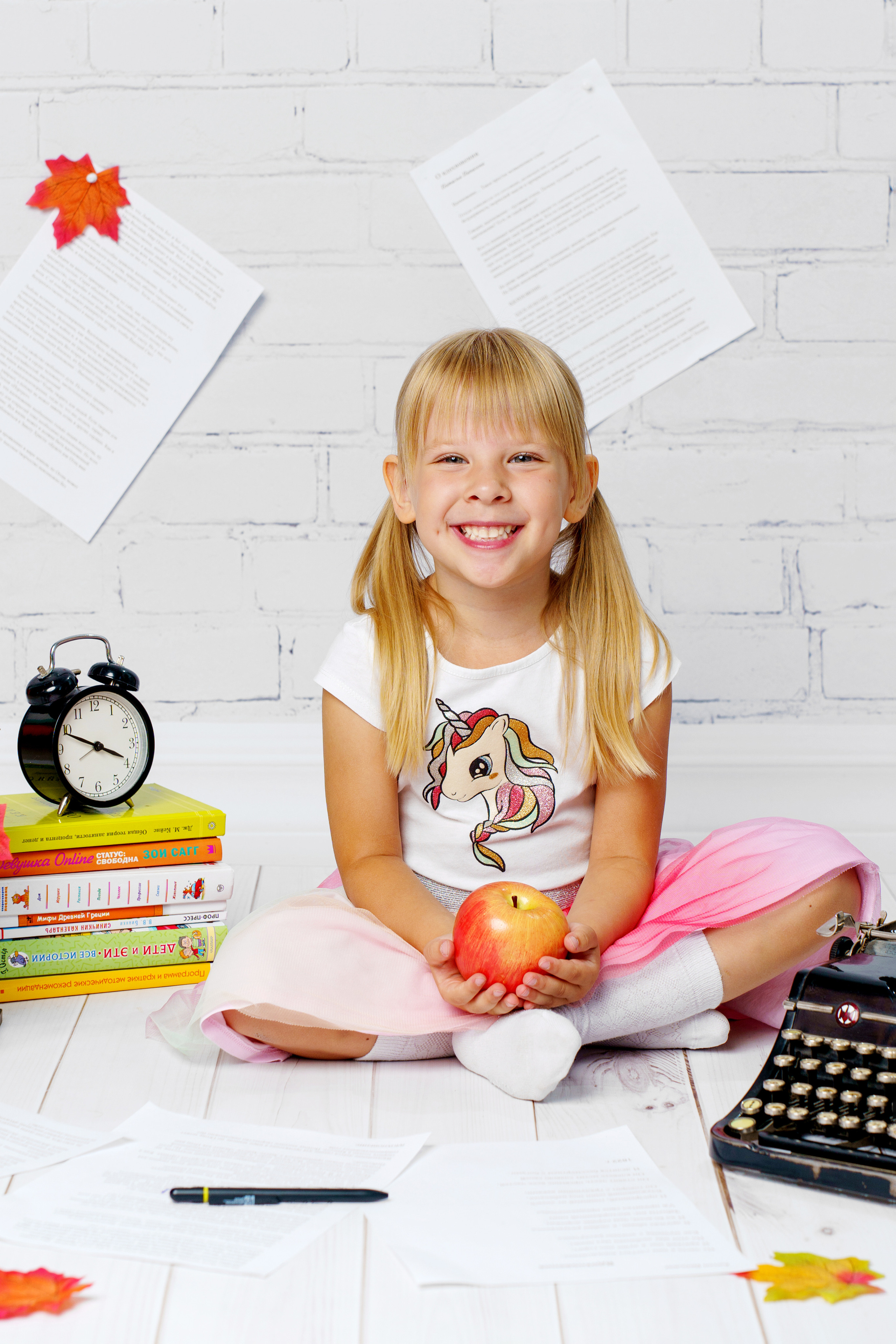 Осенняя сюжетная фотосессия для садика «Вдохновение». Фотостудия «Стрекоза»