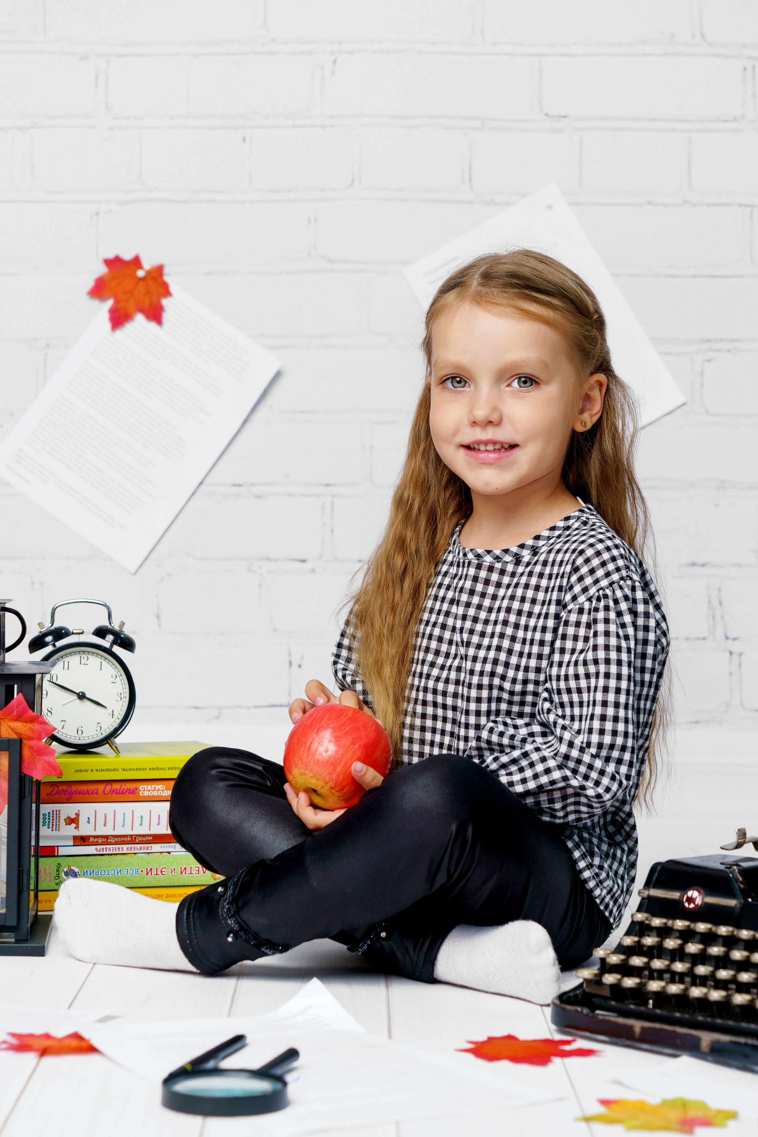 Осенняя сюжетная фотосессия для садика «Вдохновение». Фотостудия «Стрекоза»
