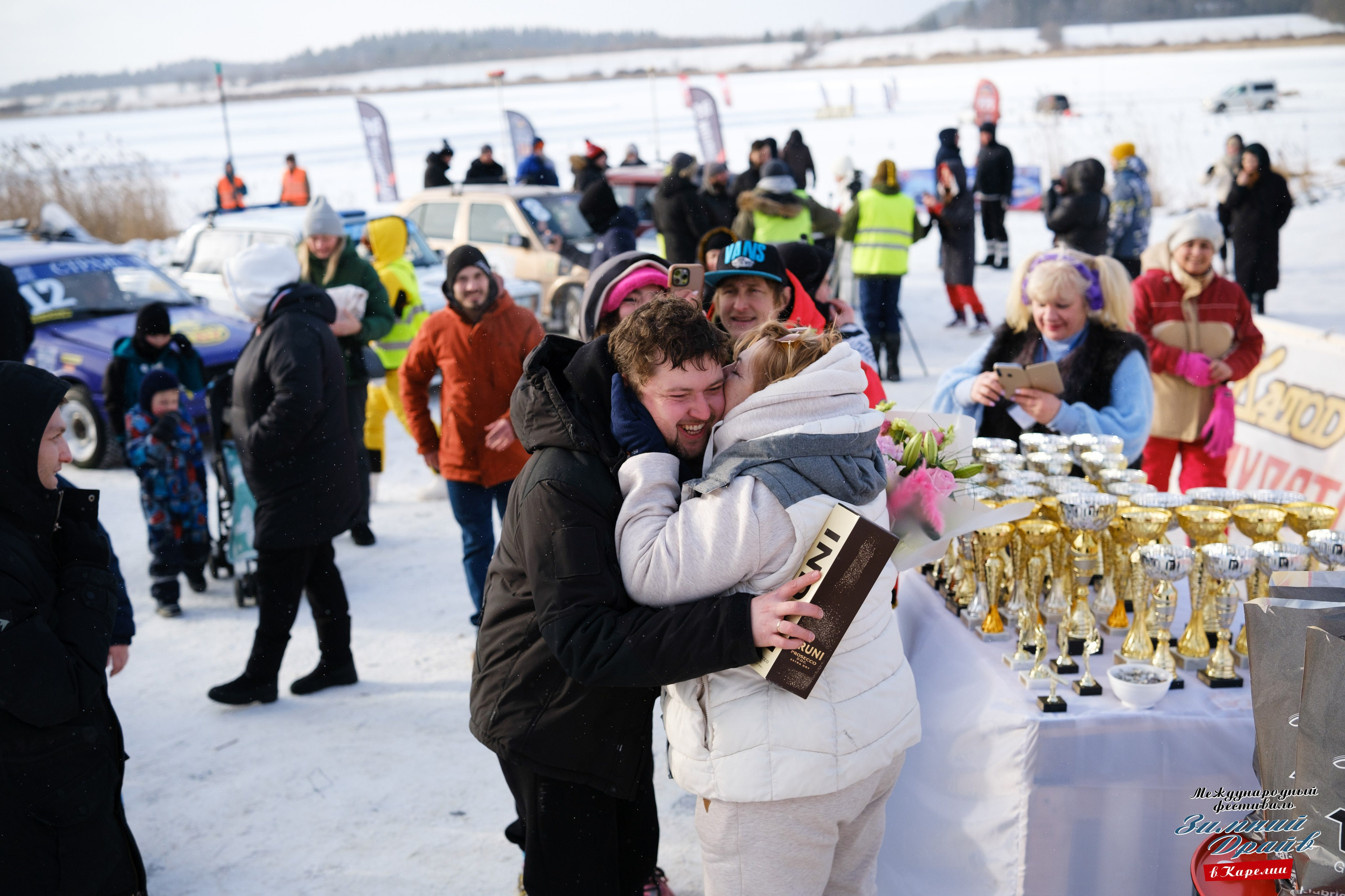 «Зимний Драйв в Карелии» Авто Марафон-гигант «25 часов на льду» Илона Накутис, Николай Грязин, джимхана, фотограф Антон Медведев, icoguar, Сортавала, Карелия
