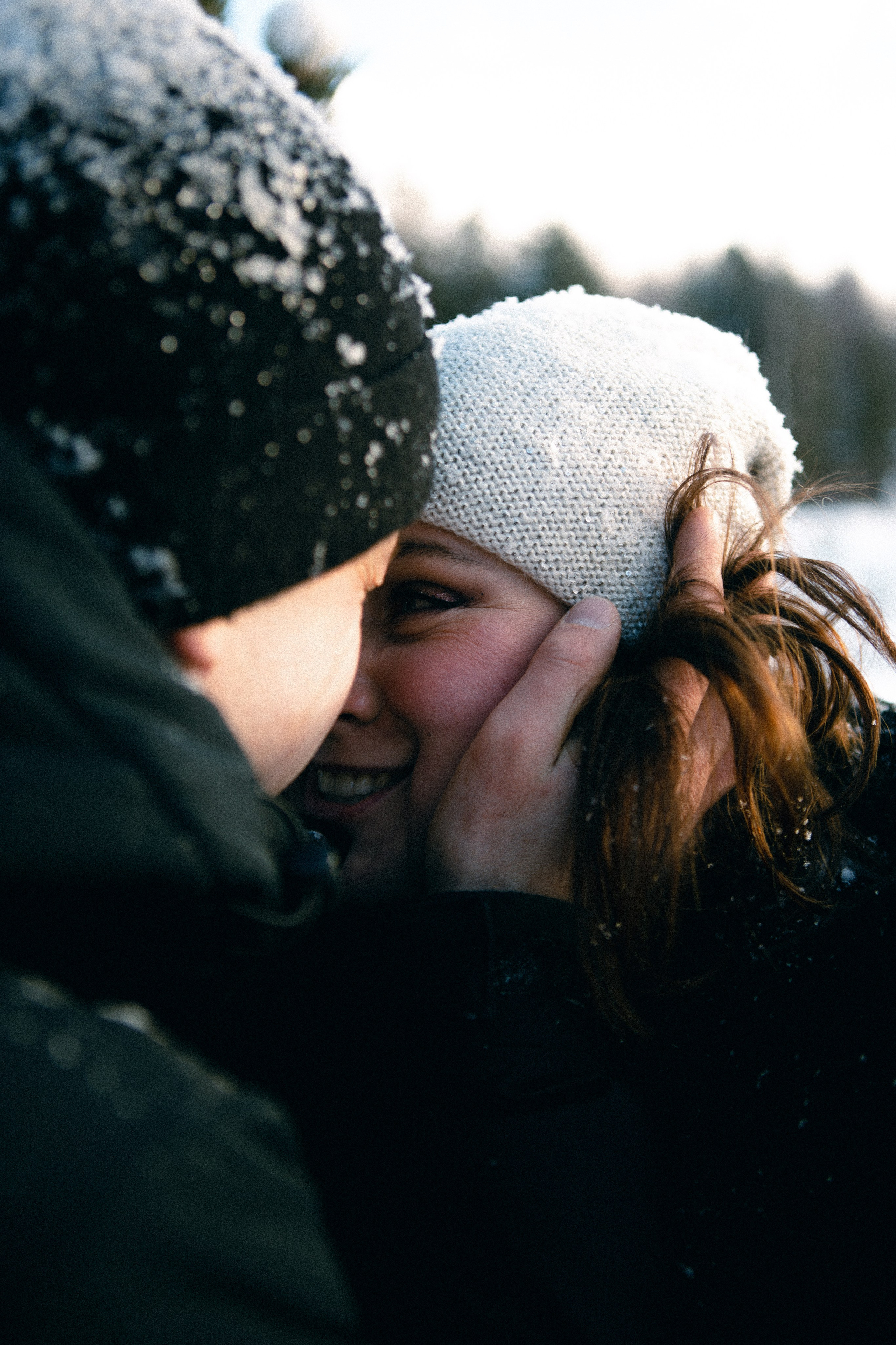 Лавстори в зимнем лесу. Портретный фотограф в Иванове Ольга Гуральник