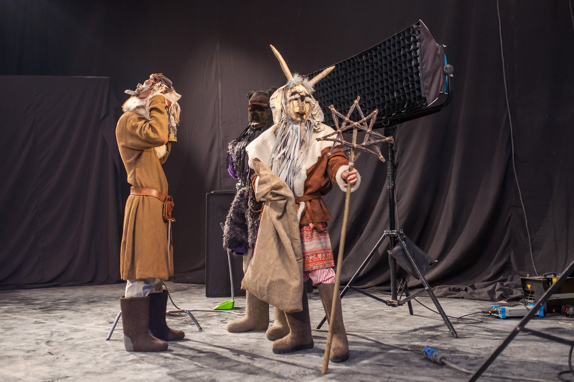 Backstage — Рождественская история. Репортажный фотограф в Москве Измалков Артем