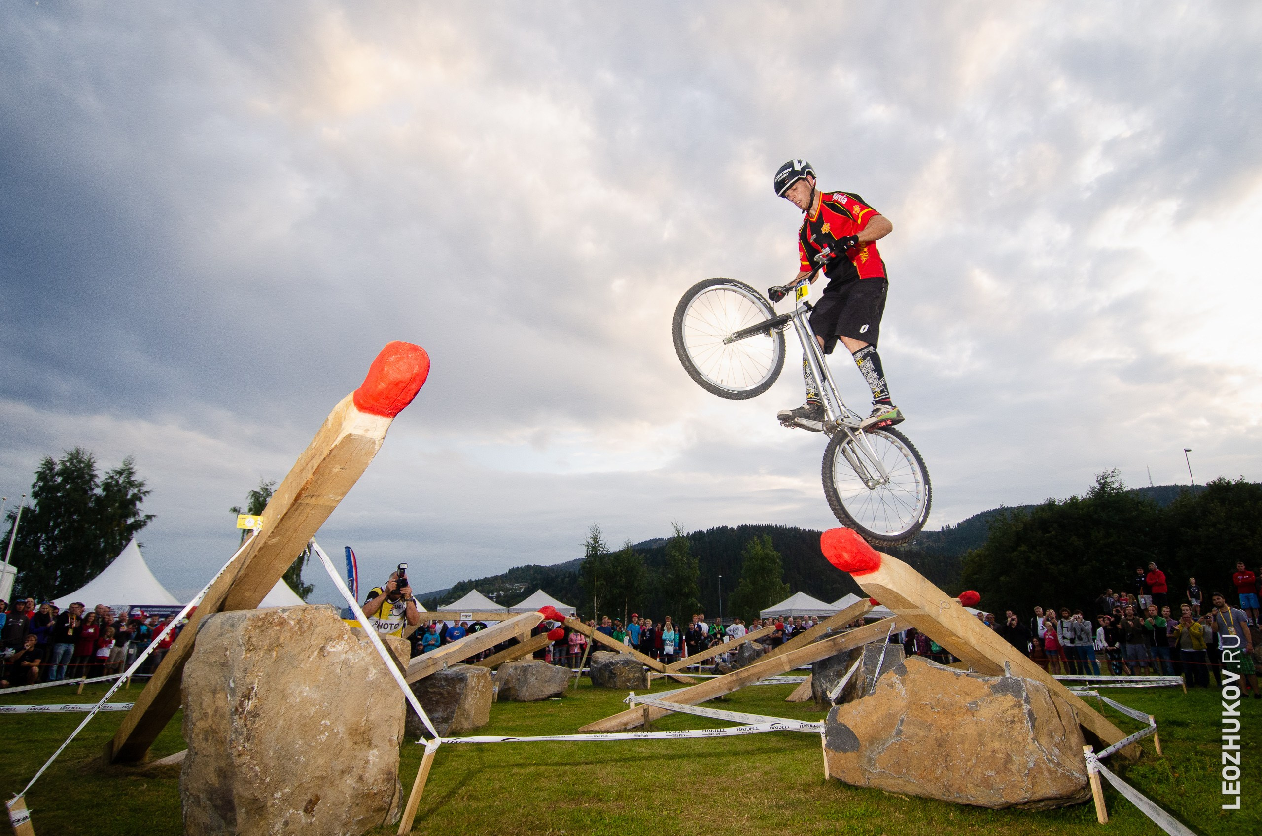 UCI Trials World Championships 2014. Sports photographer Leonid Zhukov