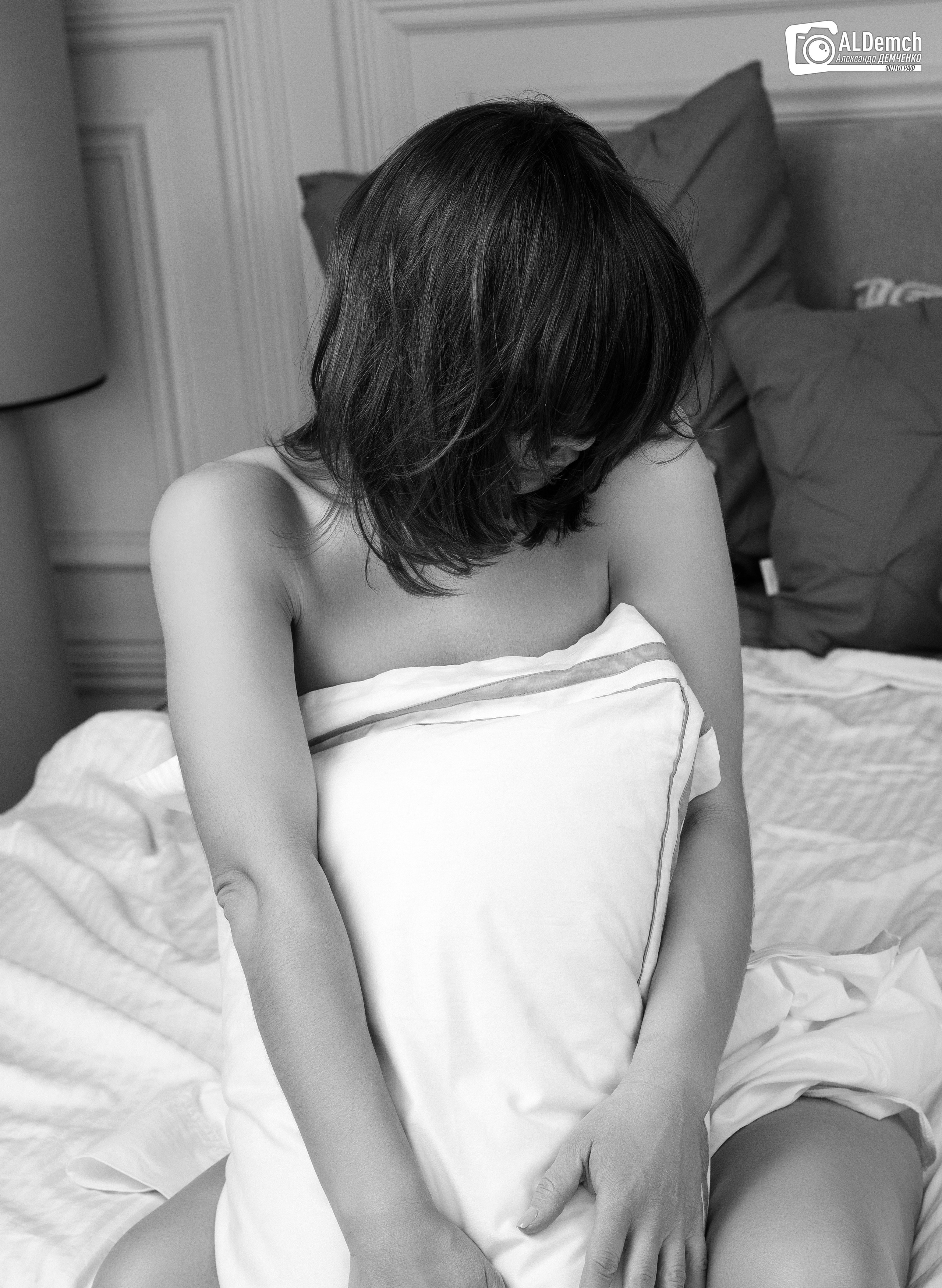 Черно-белая фотосессия в студии в Москве и Дмитрове