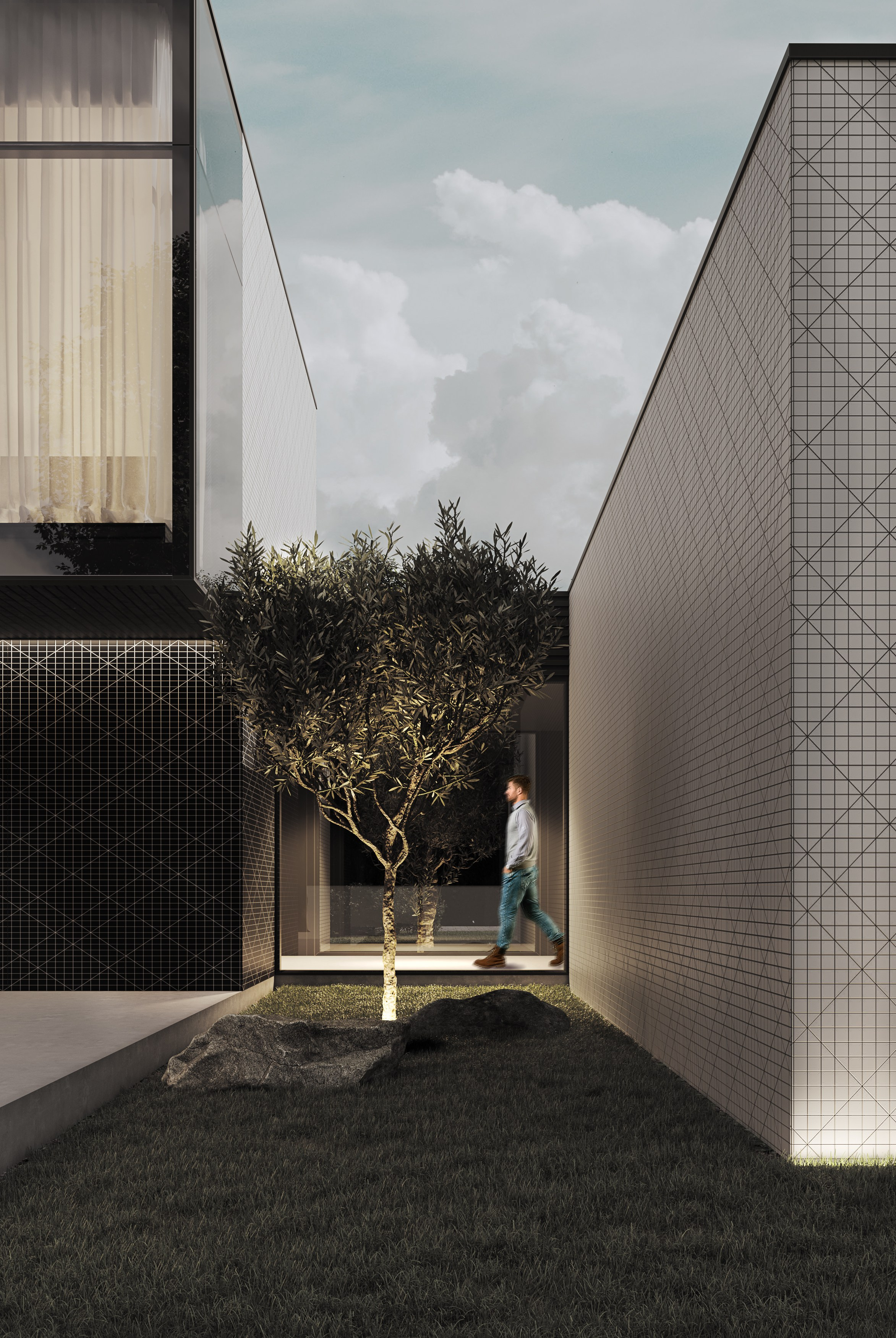 Turnkey house design, architecture, engineering, interior design, supply of materials and furniture,