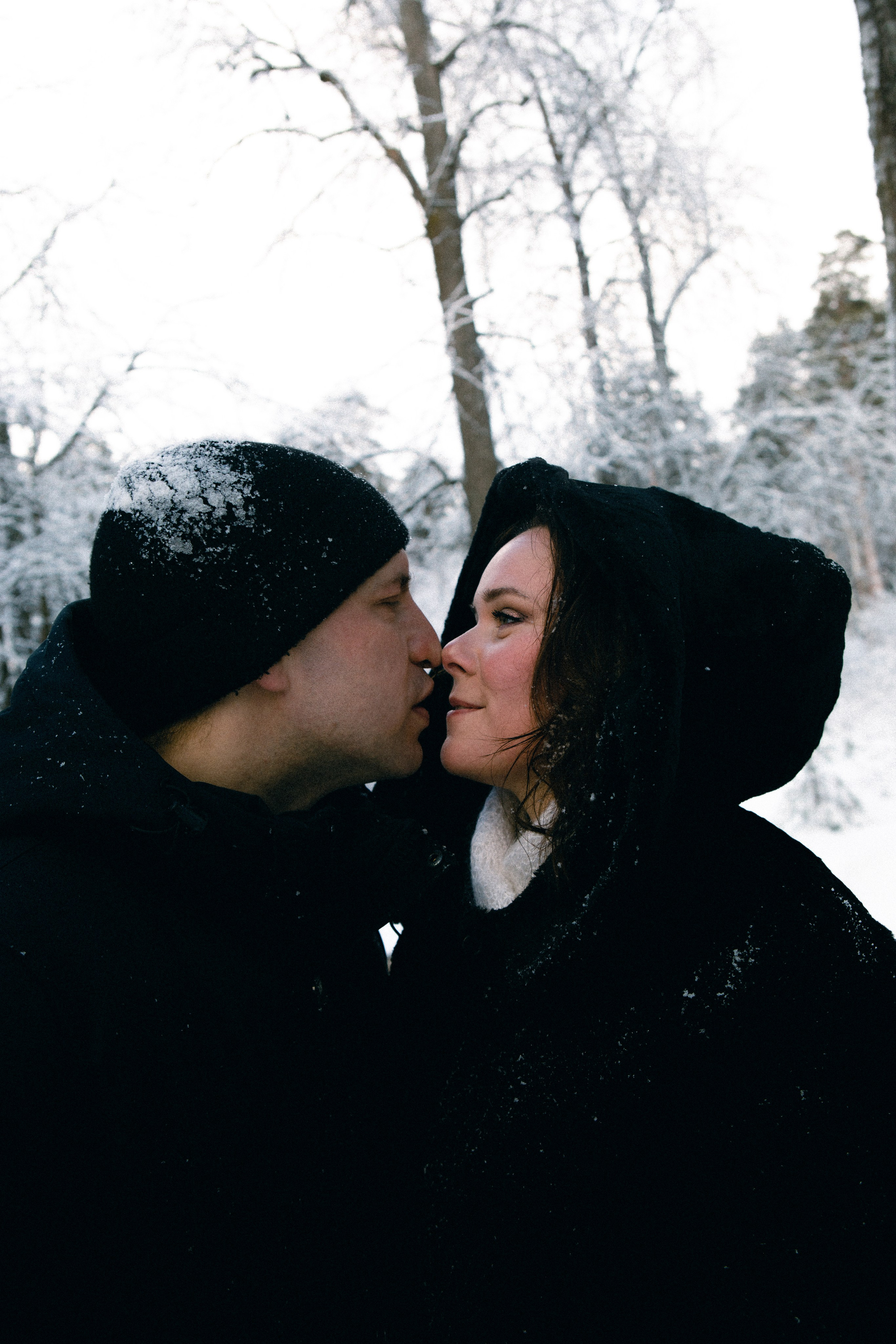 Лавстори в зимнем лесу. Портретный фотограф в Иванове Ольга Гуральник