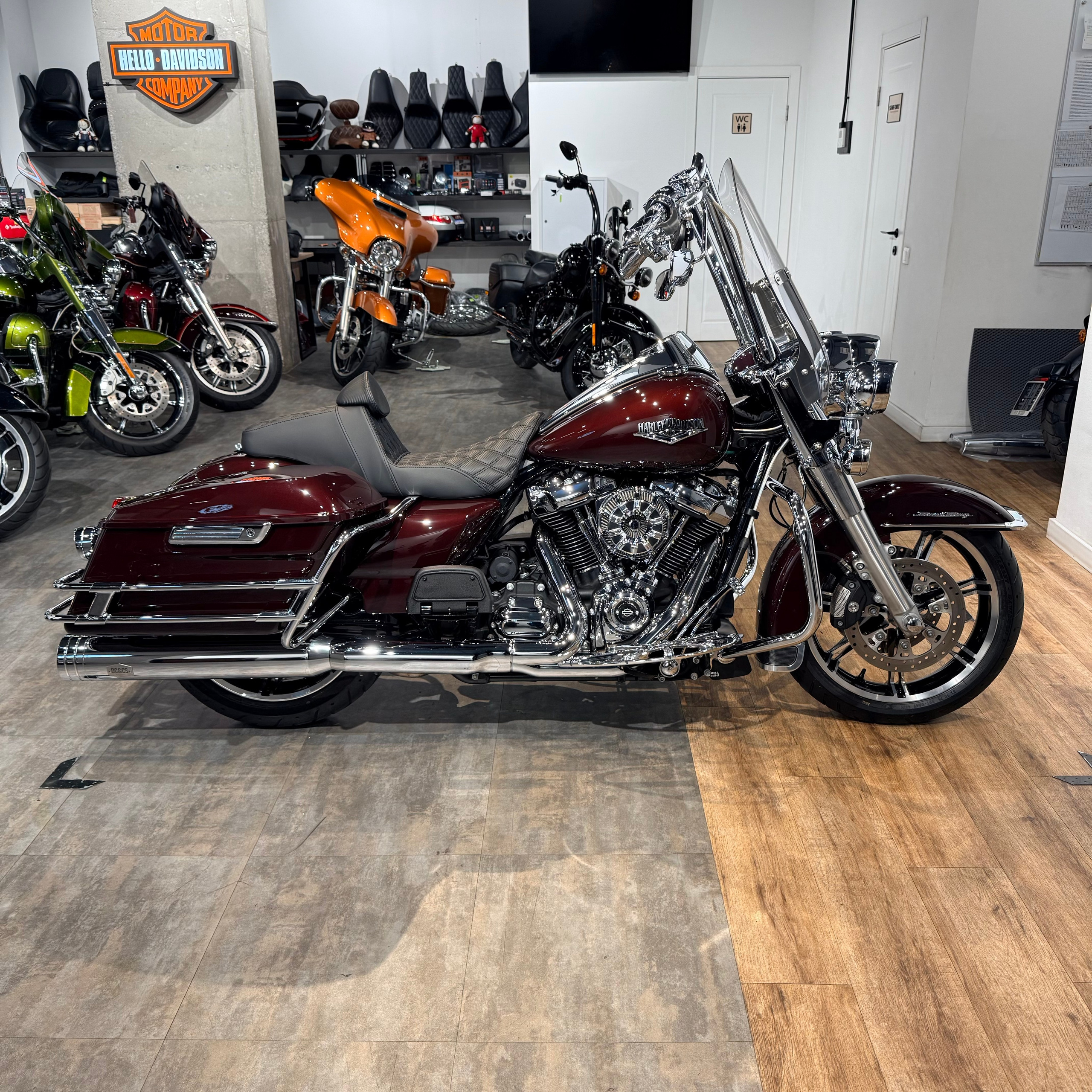 2022 HD Road Кing АВS Dark Cherry Реarl (VIN *5НD*0862). Hello Davidson, Москва. Только хорошие мотоциклы…