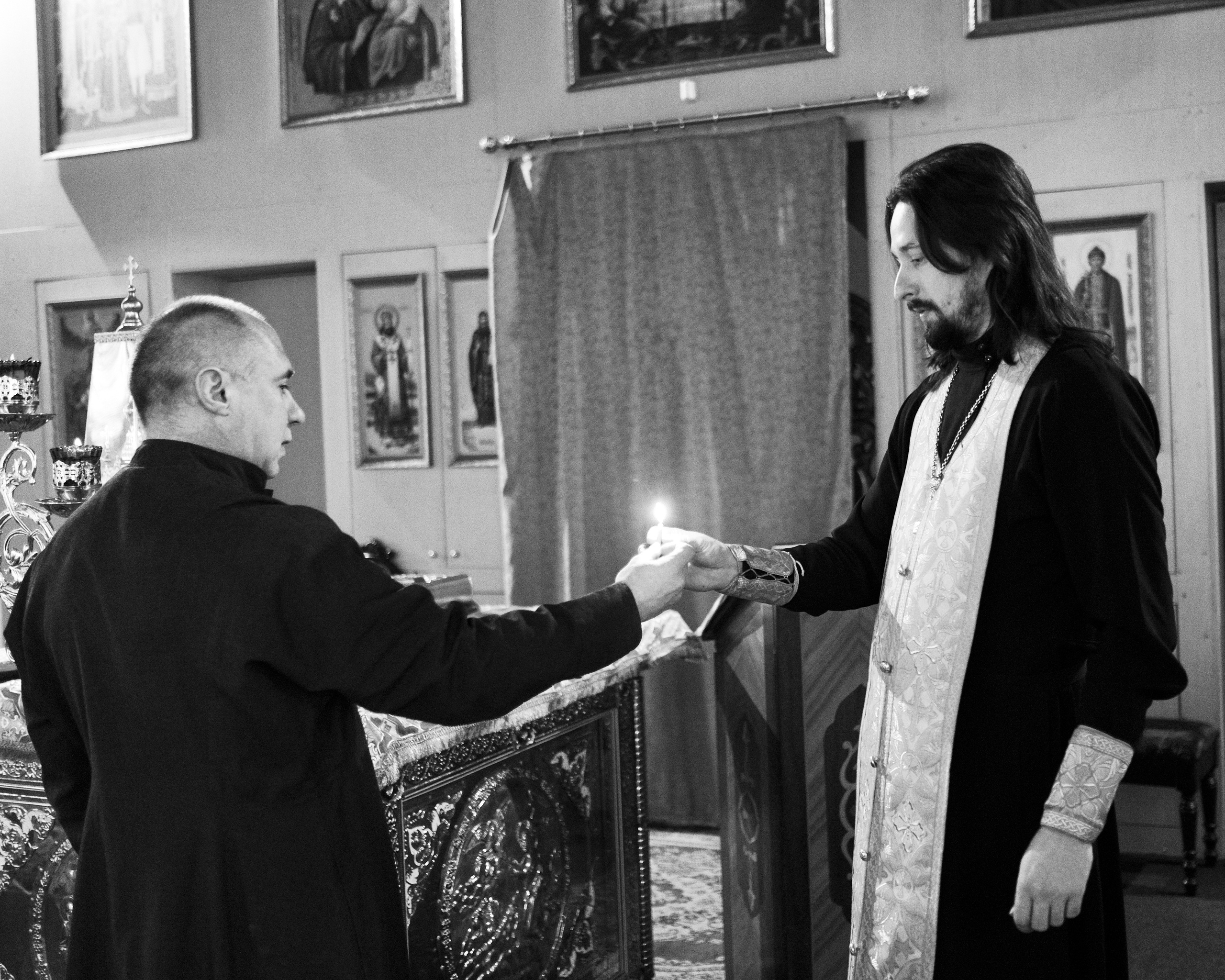 Story of orthodox priest. Moscow street photography workshops and photo tourism