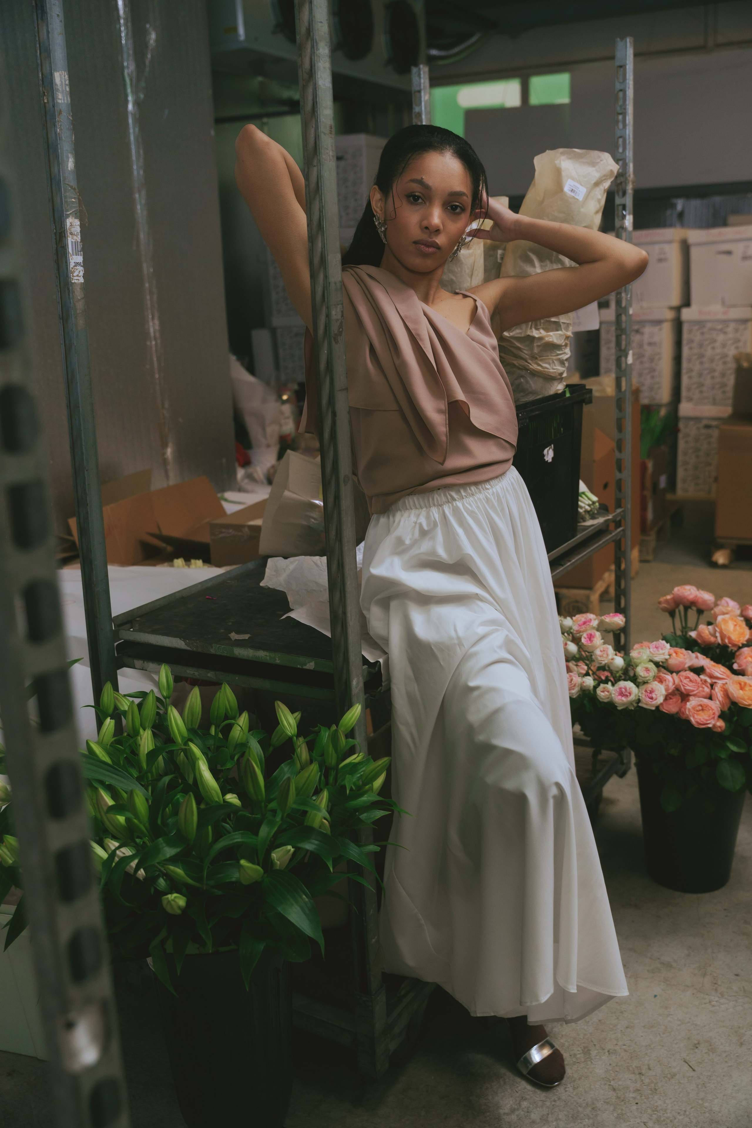 Стилизованная контент фотосессия для цветочной базы в Архангельске