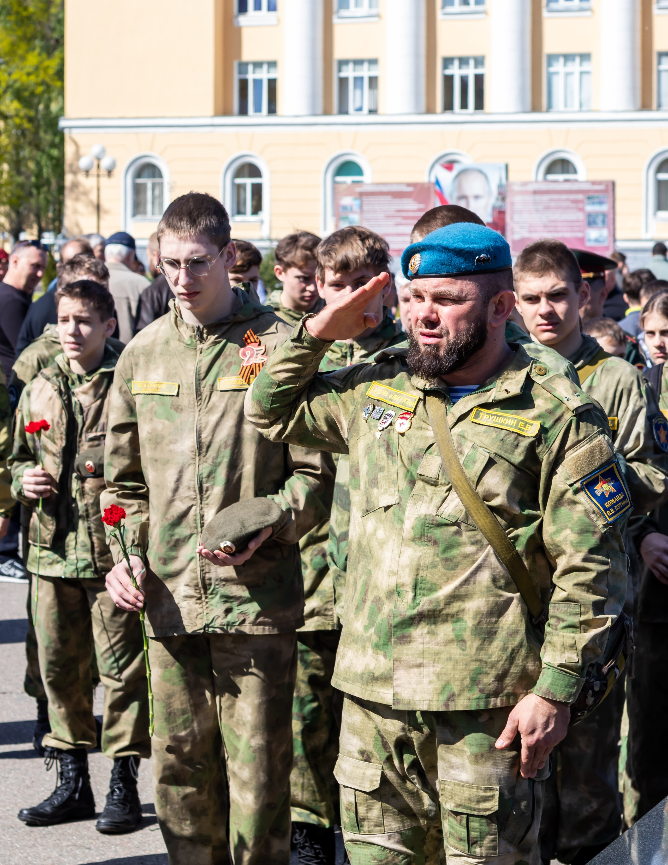 Сирень Победы Всероссийская Патриотическая акция, посвящённая дню Победы  Дивизия Дзержинского Балашиха торжественная часть