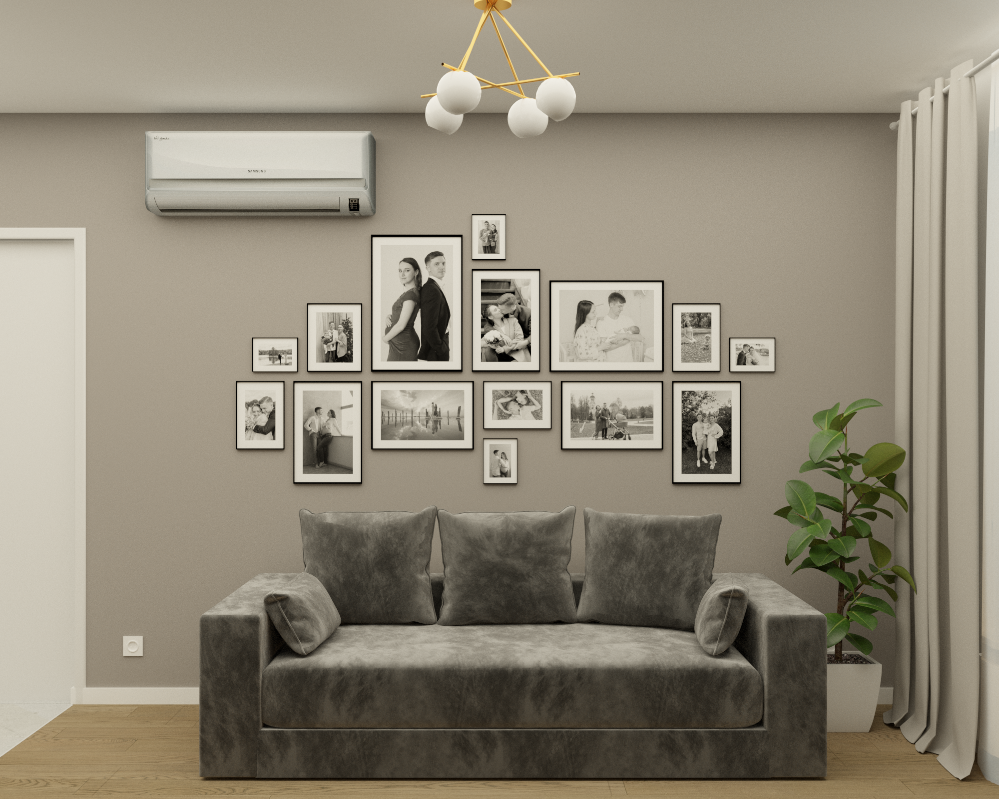 Дизайн-проект фото-стены гостиной. Обо мне