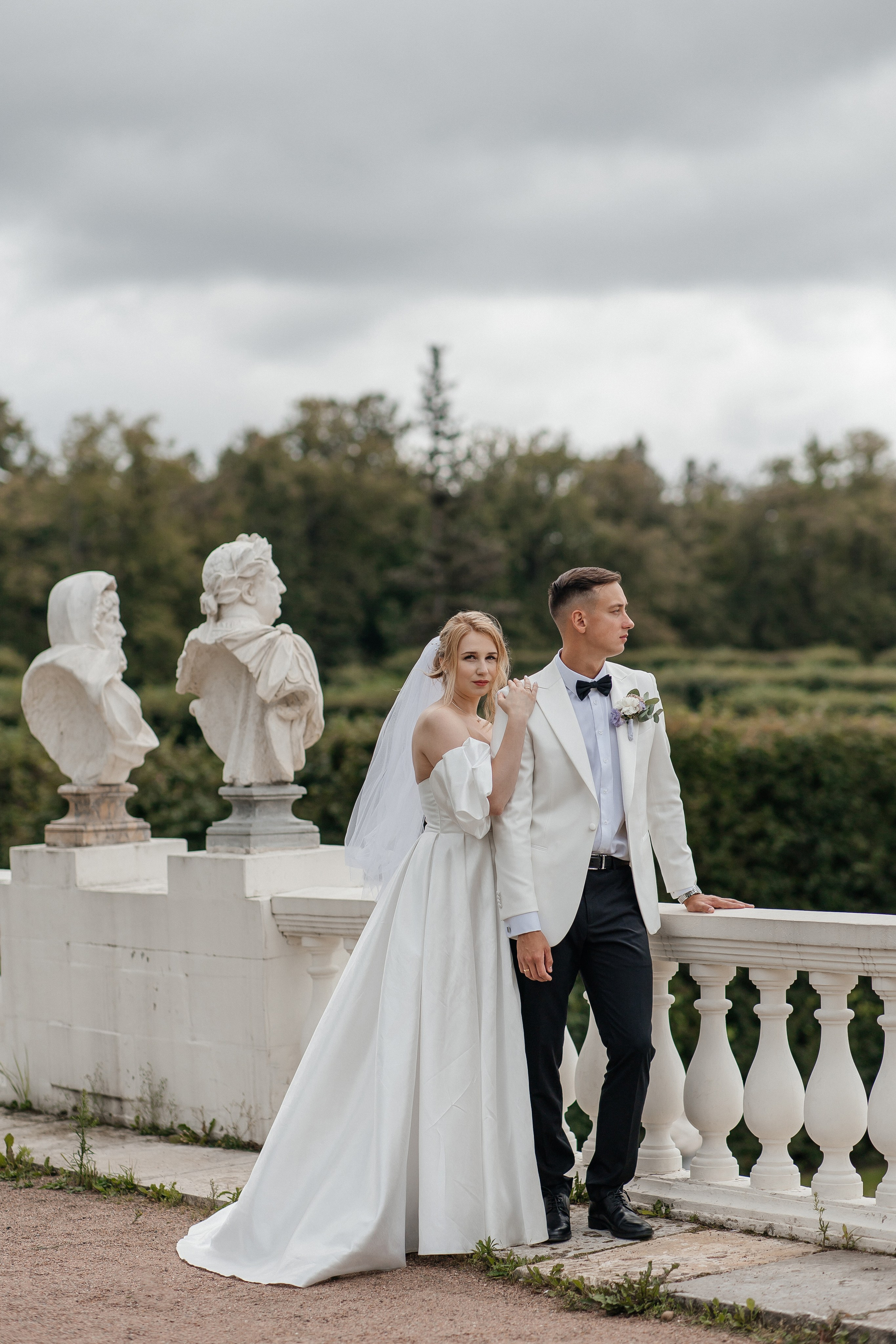 свадебная фотосессия в усадьбе Архангельское