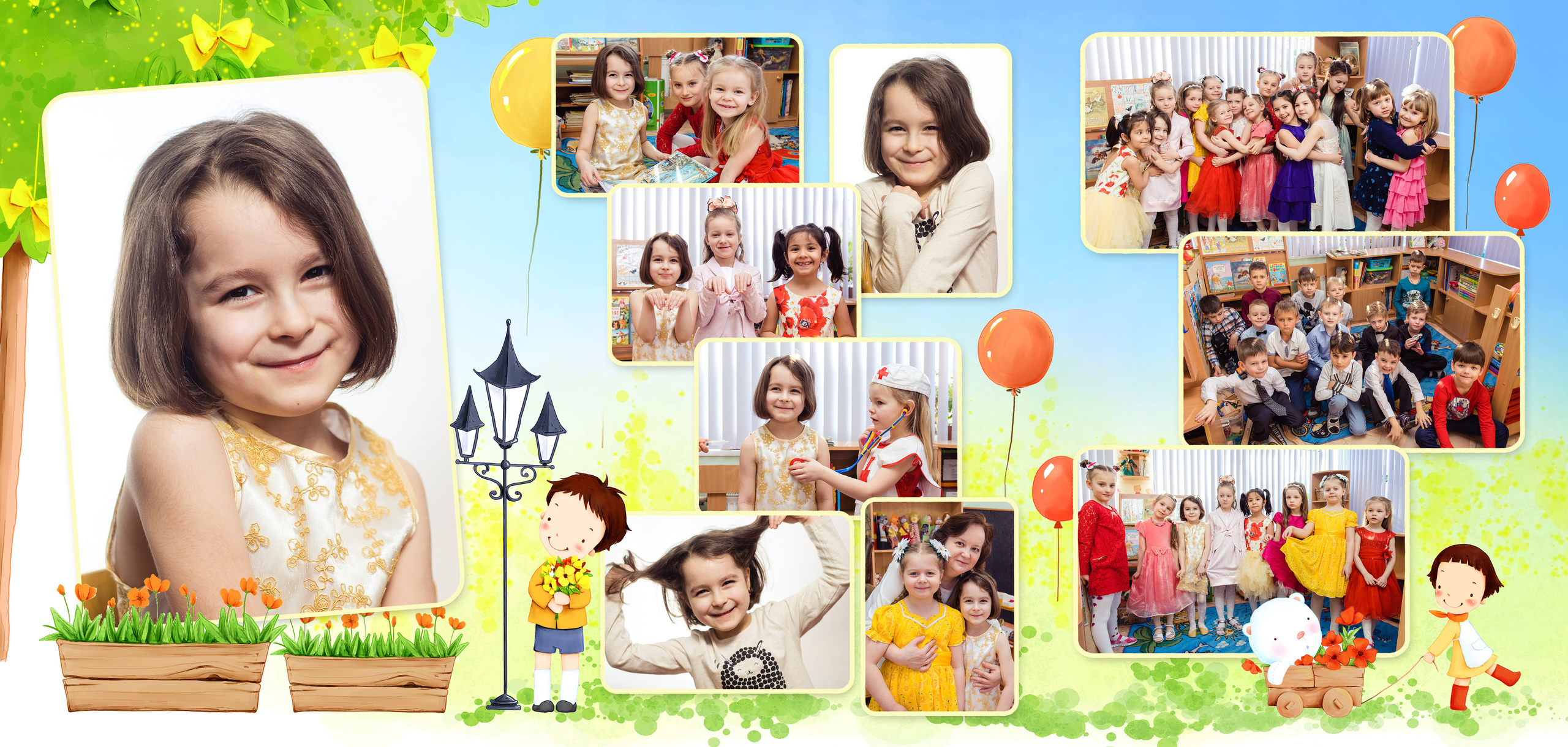 Выпускные альбомы Детский сад . Планшеты