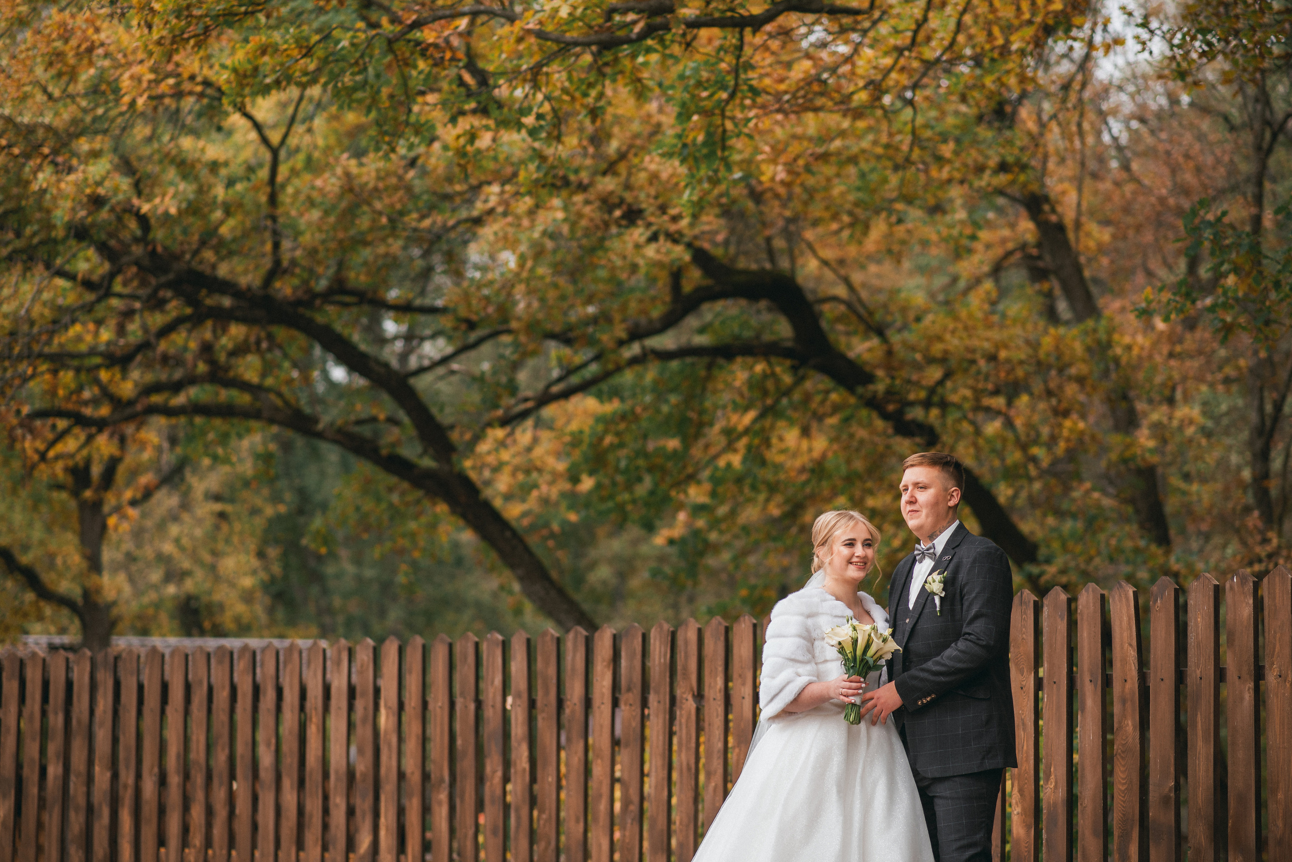 Незабываемая осень Игоря и Вероники. Свадебный фотограф — фотограф на свадьбу в Воронеже — Свадебное фото