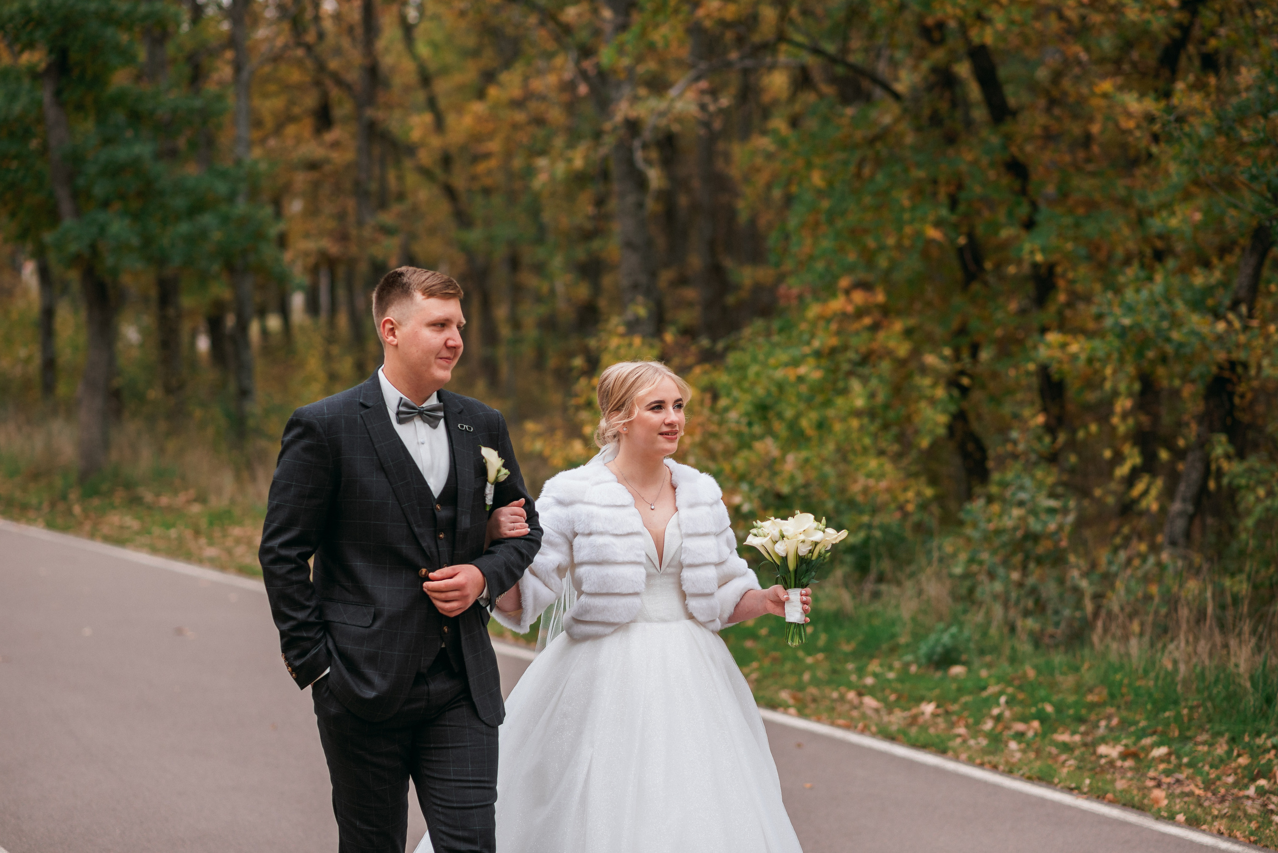 Незабываемая осень Игоря и Вероники. Свадебный фотограф — фотограф на свадьбу в Воронеже — Свадебное фото