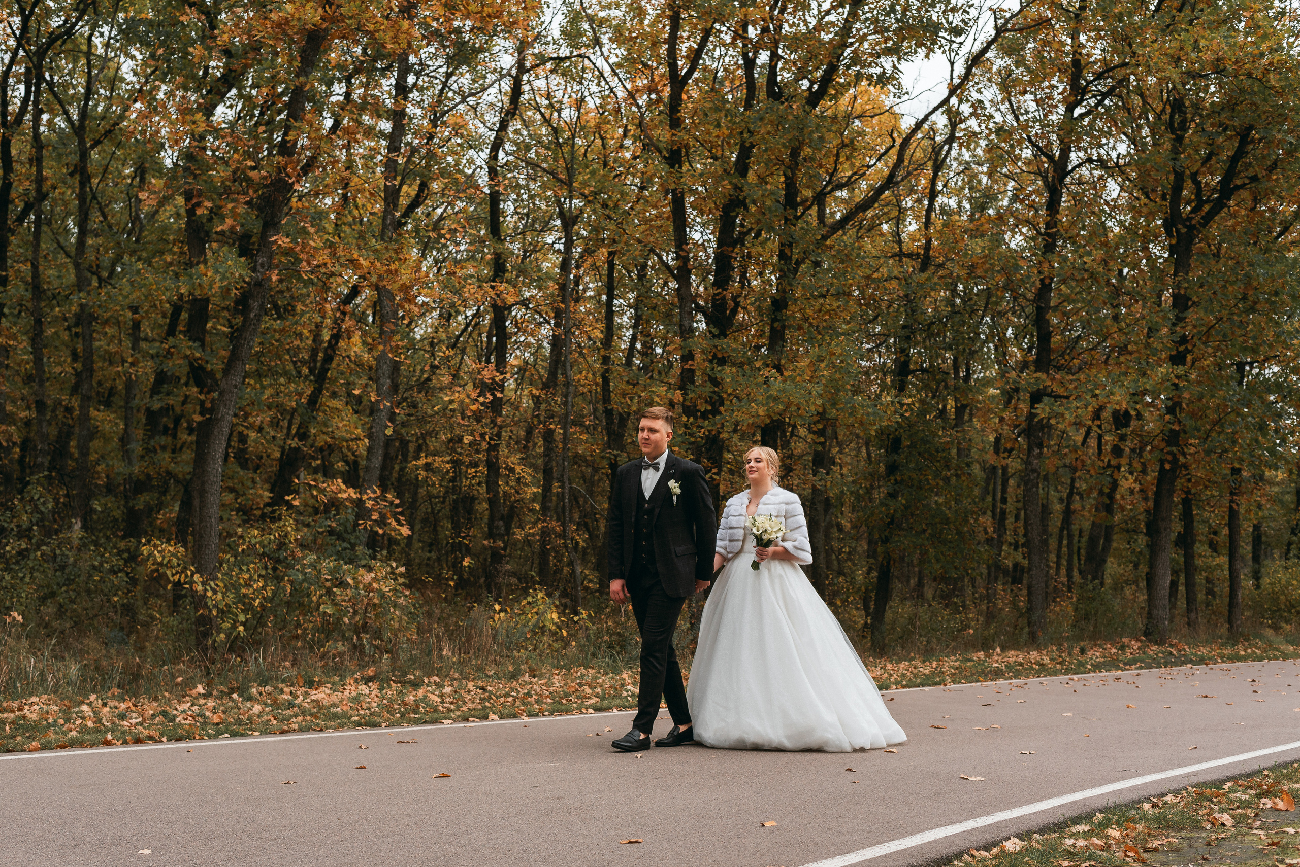 Незабываемая осень Игоря и Вероники. Свадебный фотограф — фотограф на свадьбу в Воронеже — Свадебное фото